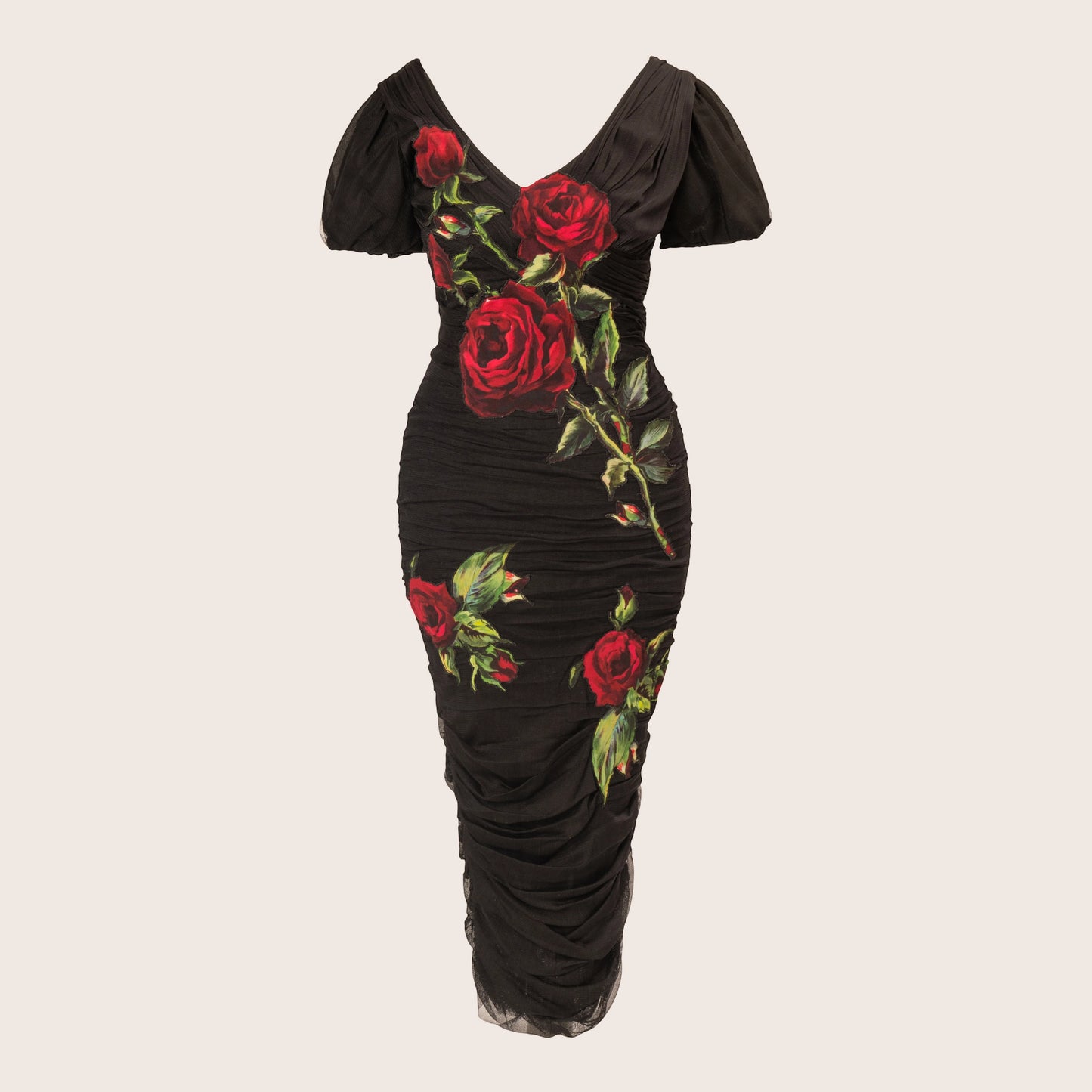 Dolce & Gabbana Rose Print Dress
