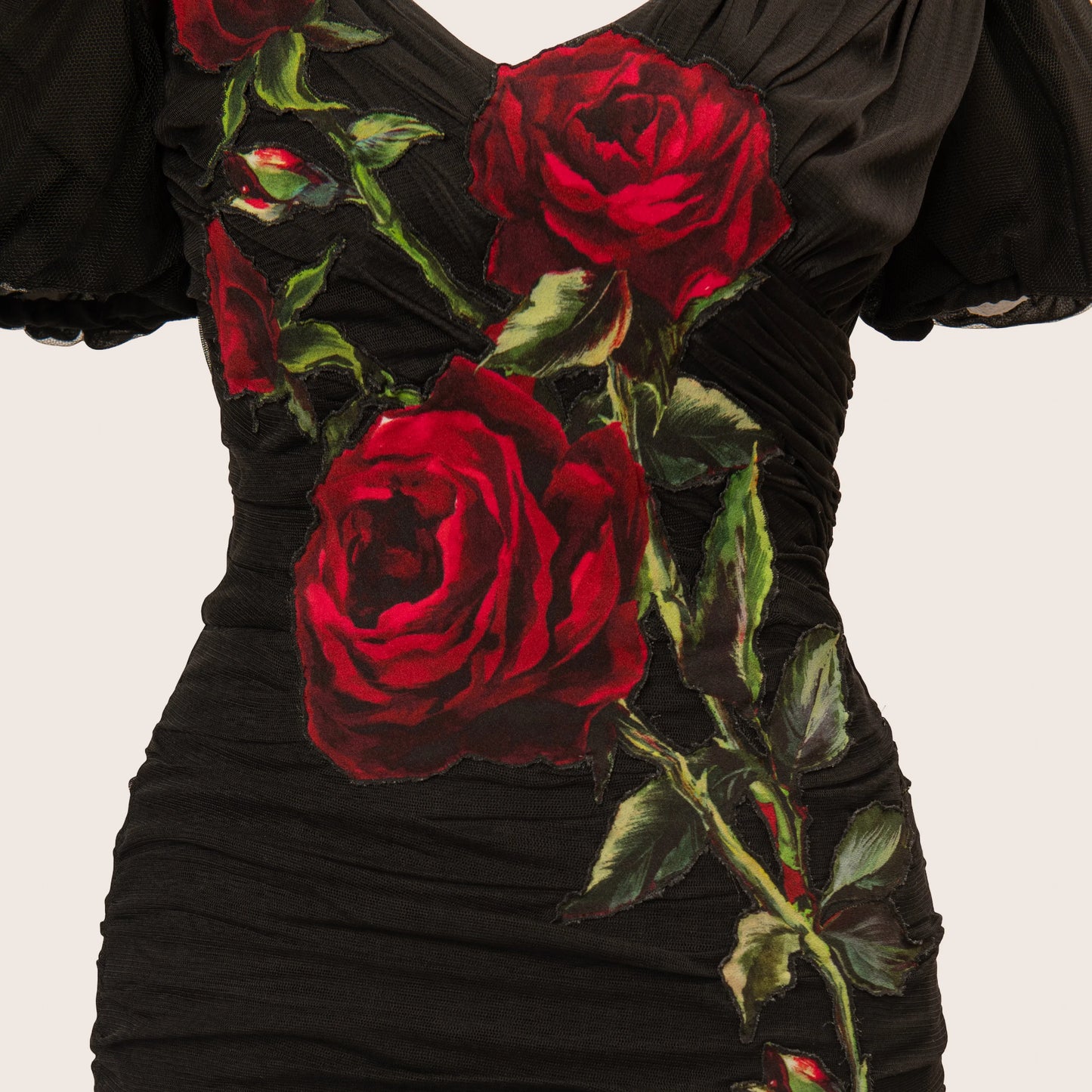 Dolce & Gabbana Rose Print Dress