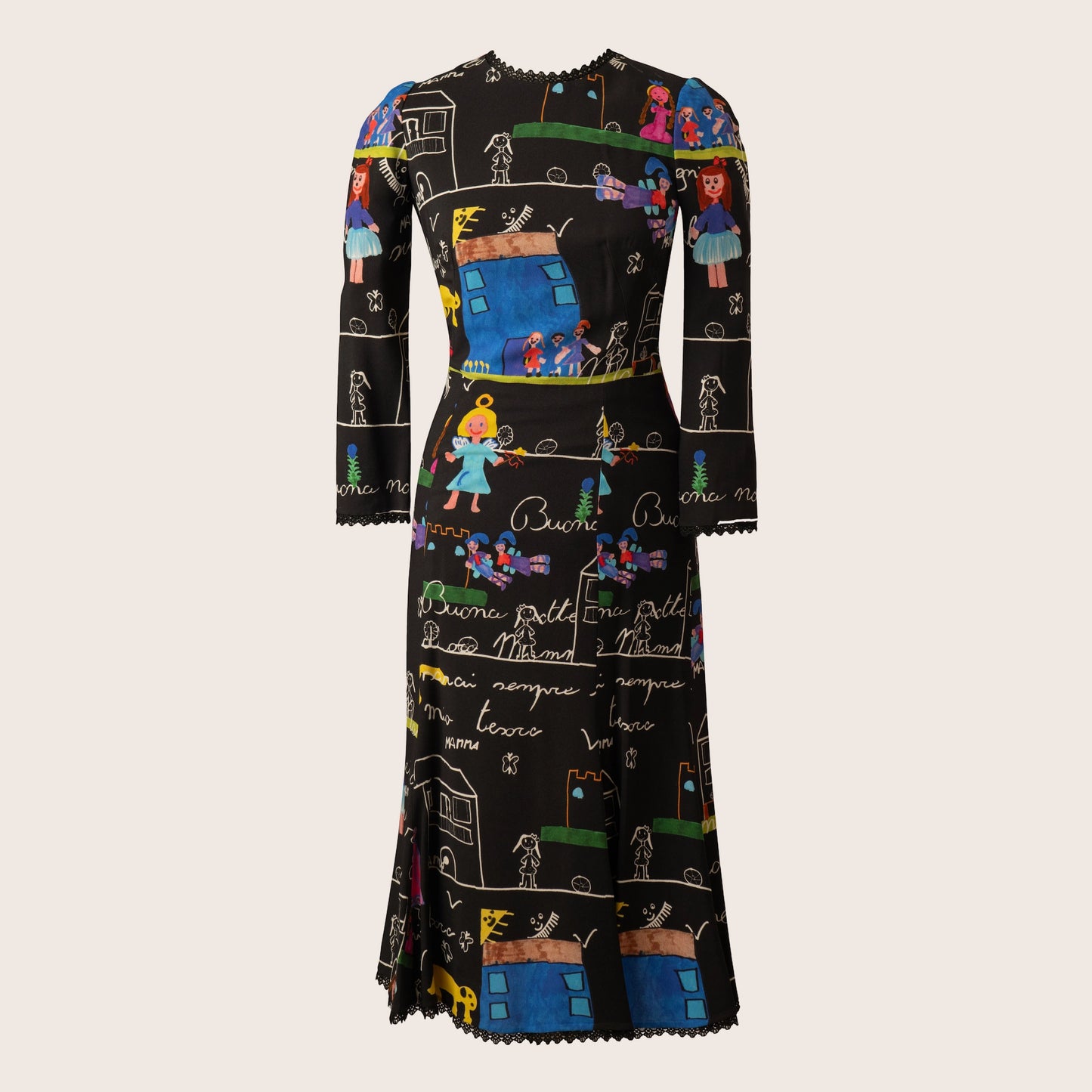 Dolce & Gabbana Printed Midi Dress