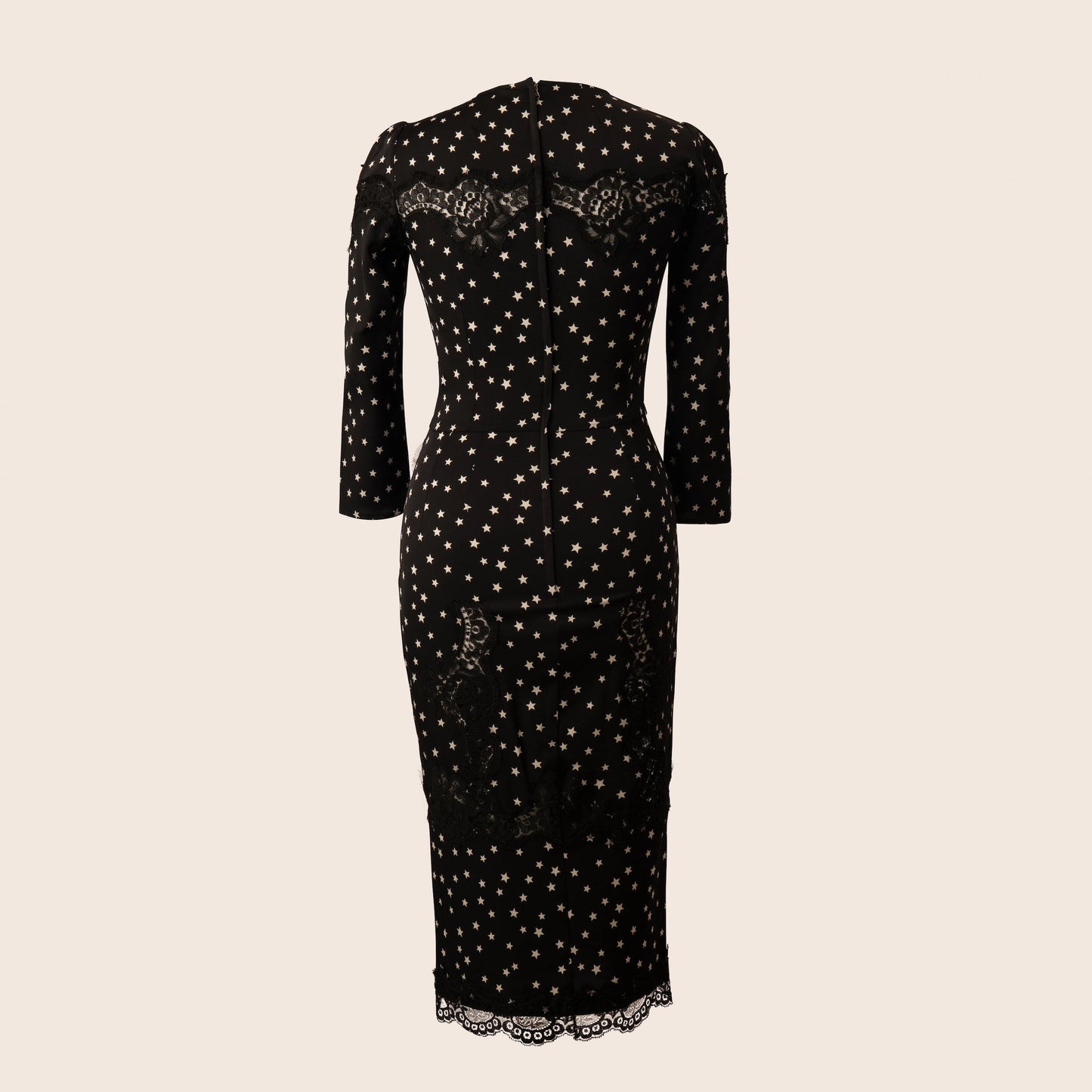 Dolce & Gabbana Black Star Lace Dress