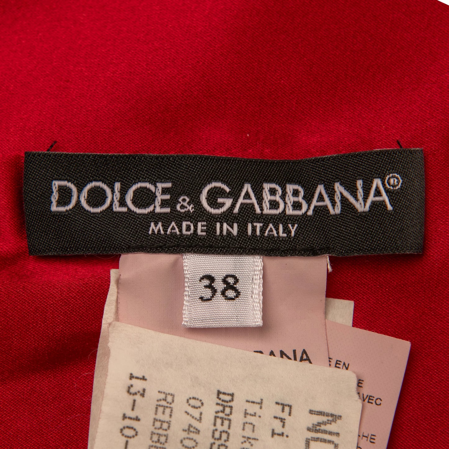 Dolce & Gabbana Red Lace Dress