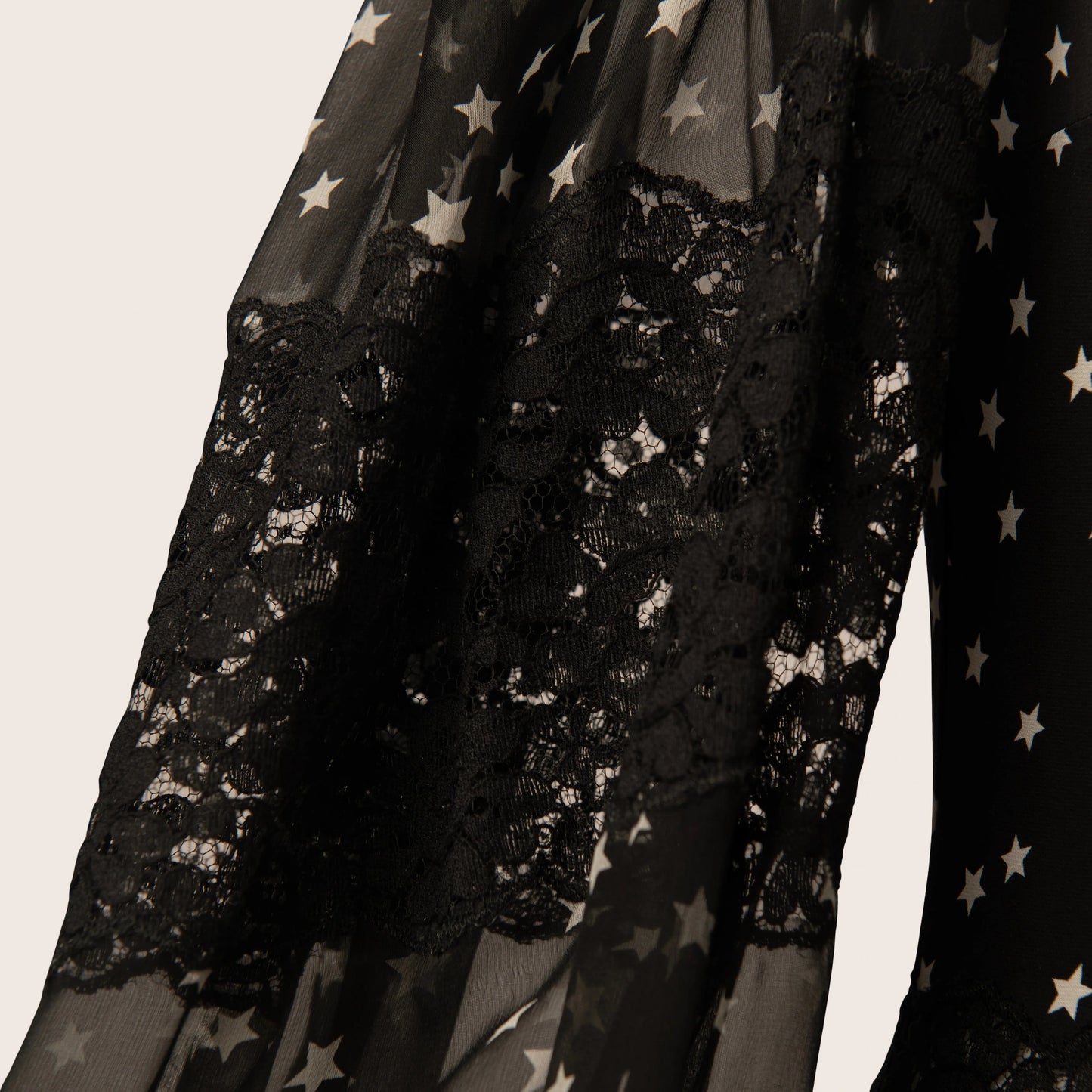 Dolce & Gabbana Black Star & Lace Mini Dress