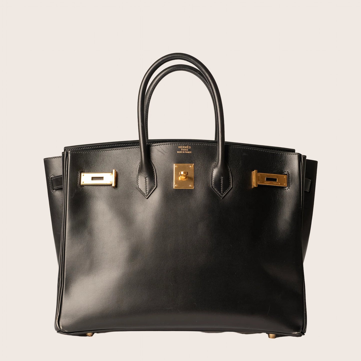 Hermès Birkin 40 in Black Box Calf Leather