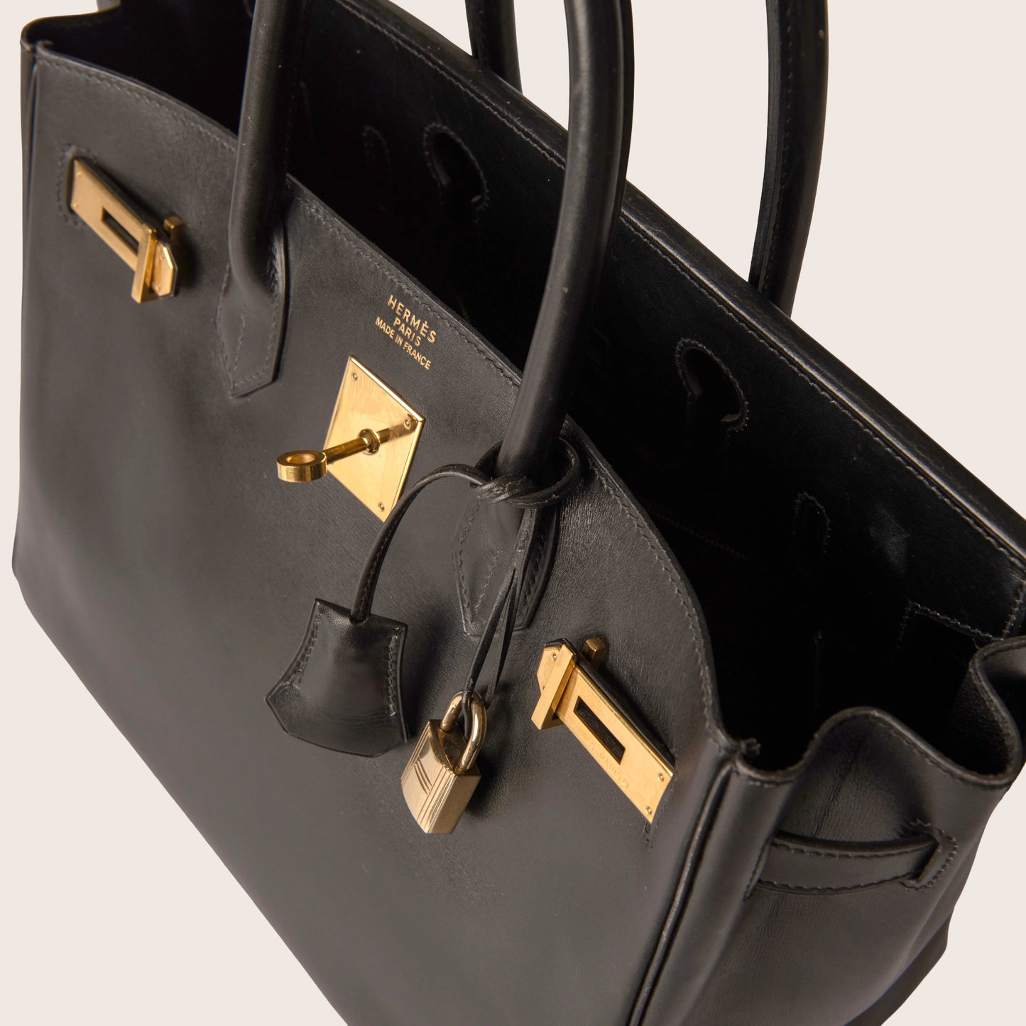 Hermès Birkin 40 in Black Box Calf Leather