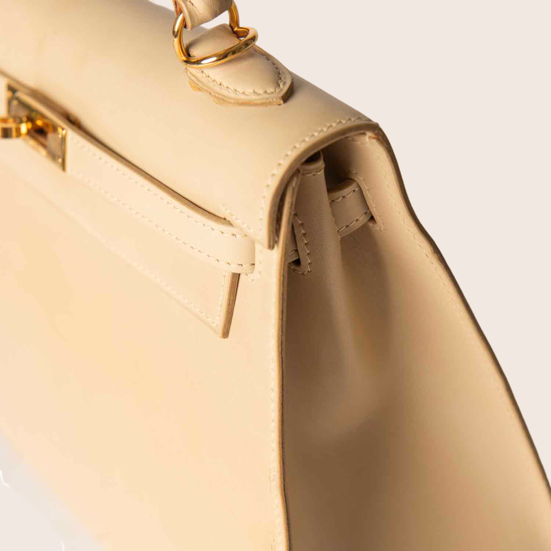 Hermès Chamonix Kelly Sellier 32 Parchemin