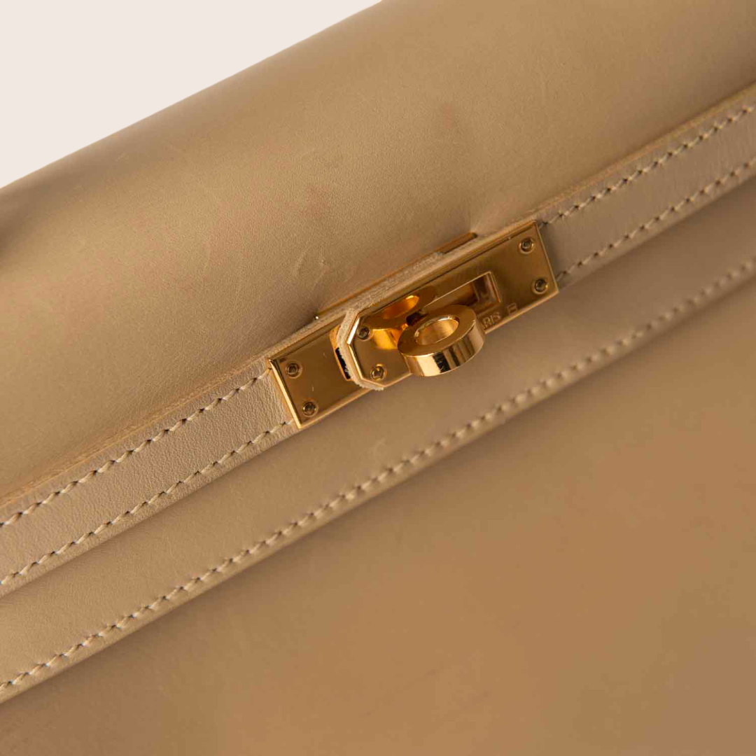 Hermès Chamonix Kelly Sellier 32 Parchemin