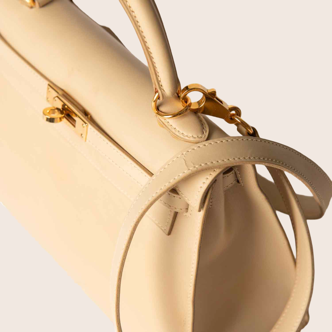 Hermès Chamonix Kelly Sellier 32 Parchemin