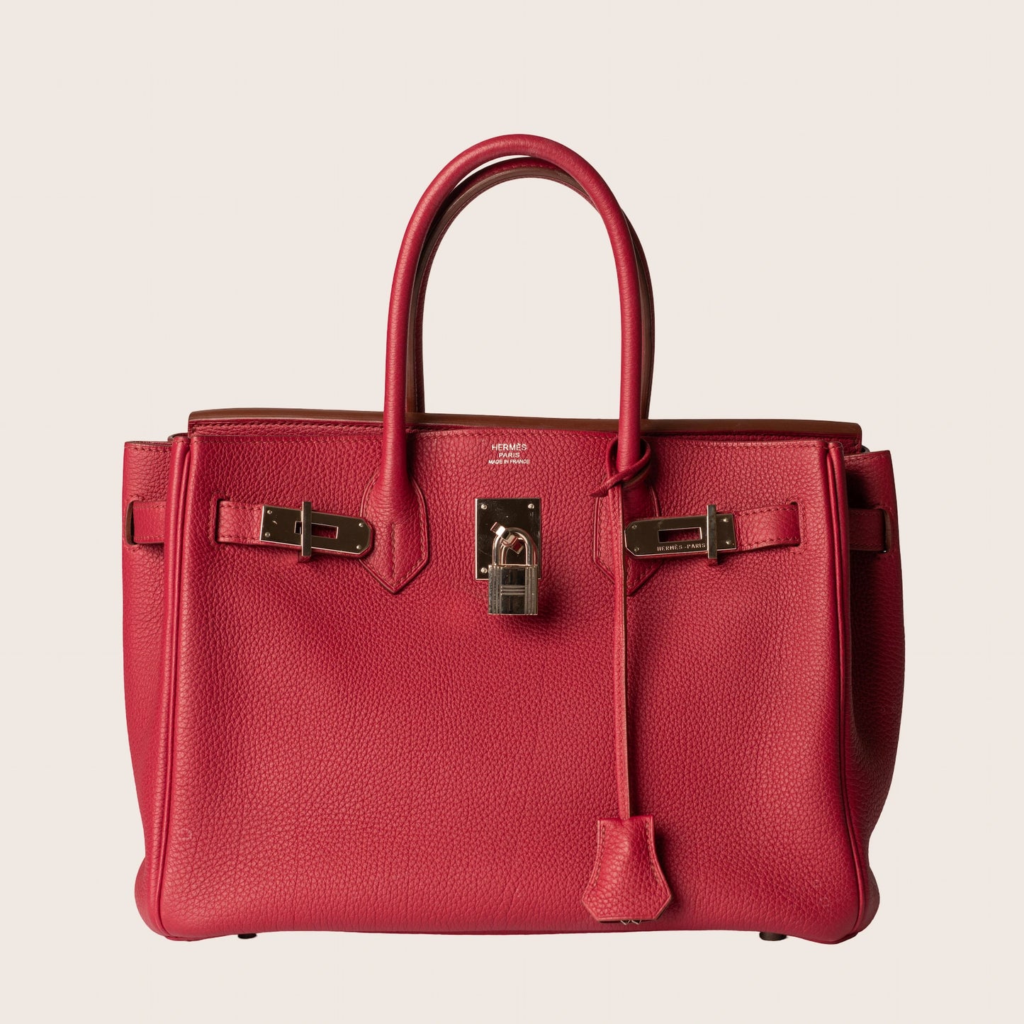 Hermès Birkin 30 in Rouge Casaque Togo Leather