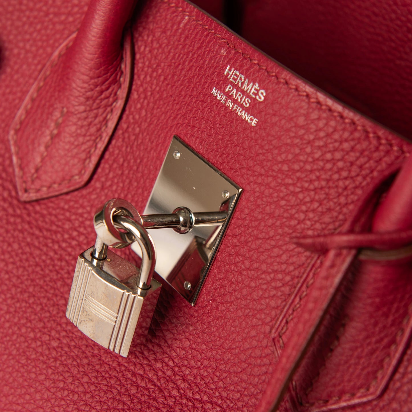 Hermès Birkin 30 in Rouge Casaque Togo Leather