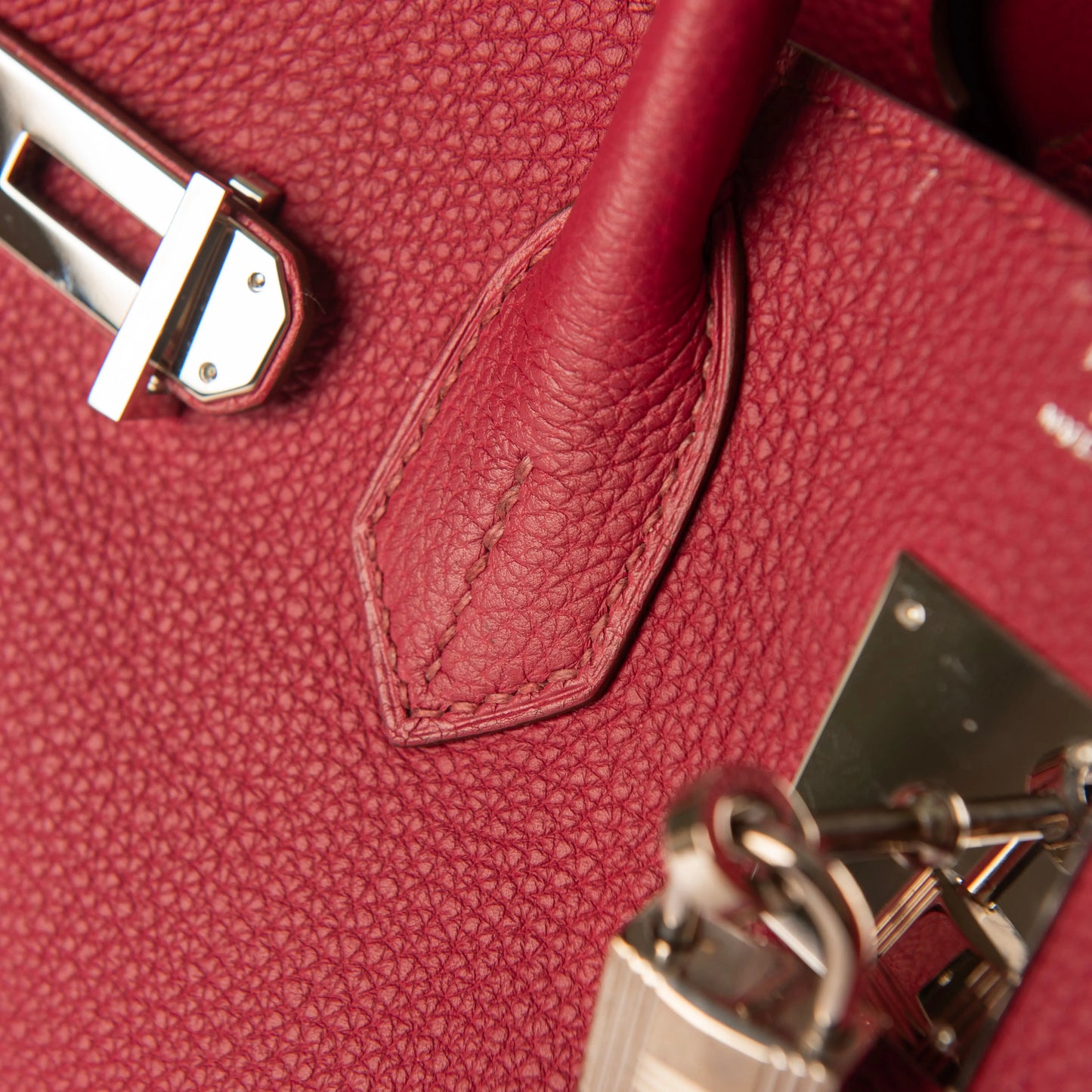 Hermès Birkin 30 in Rouge Casaque Togo Leather