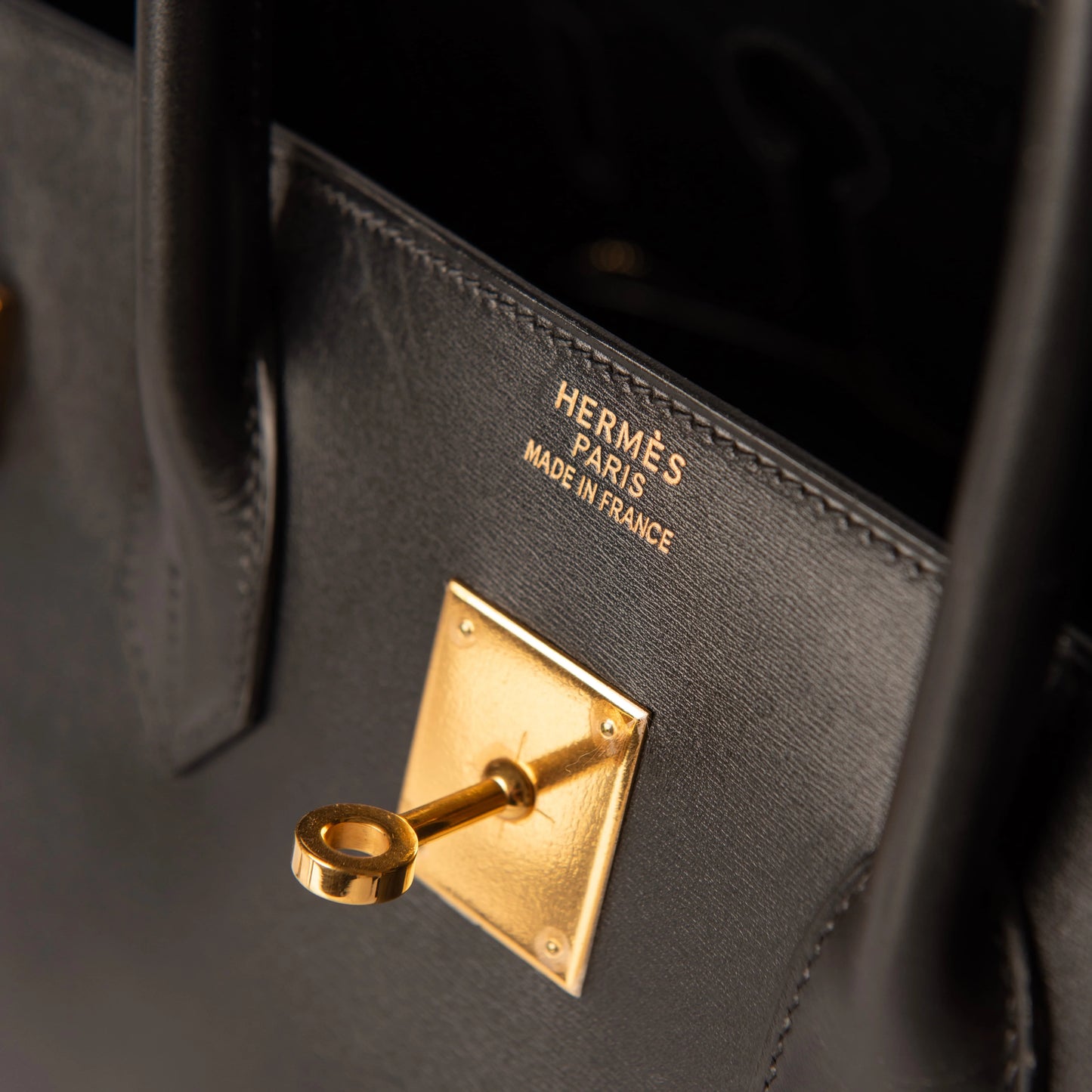 Hermès Birkin 40 in Black Box Calf Leather