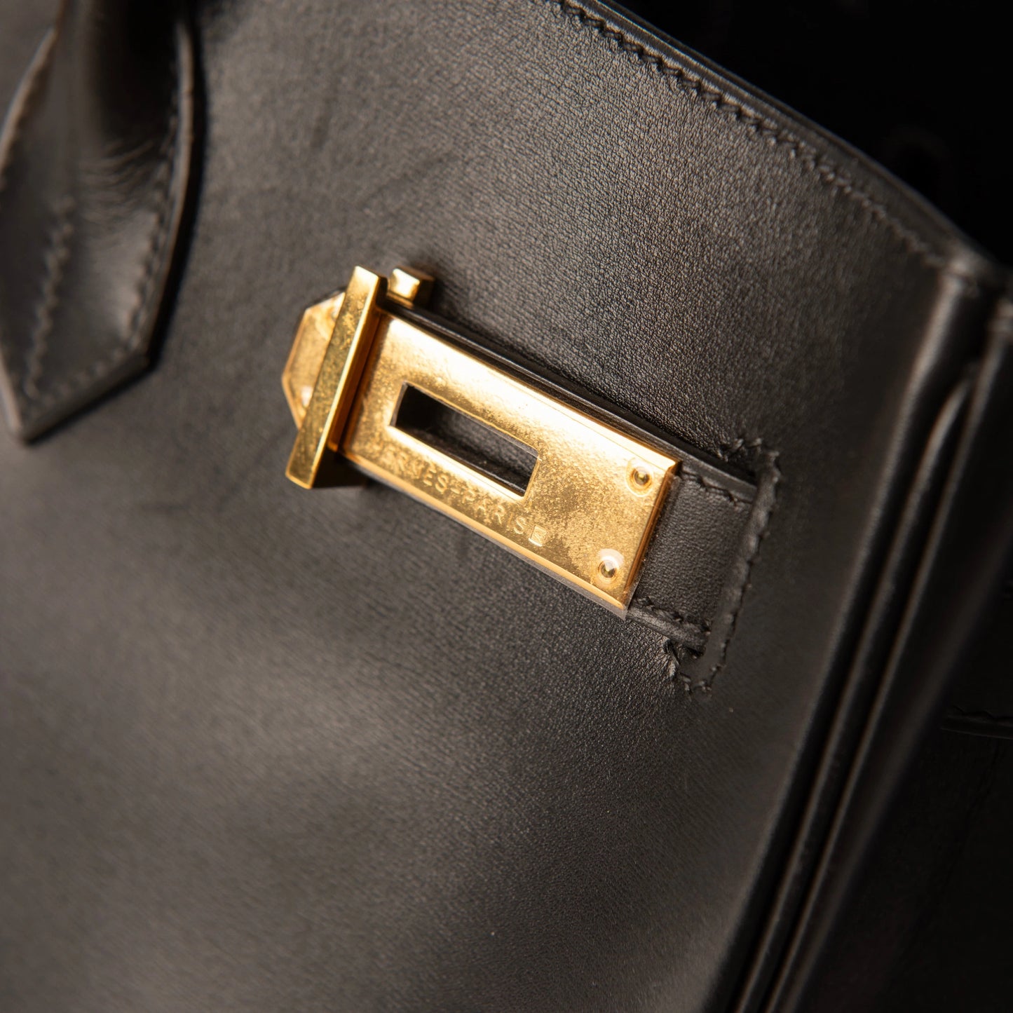 Hermès Birkin 40 in Black Box Calf Leather