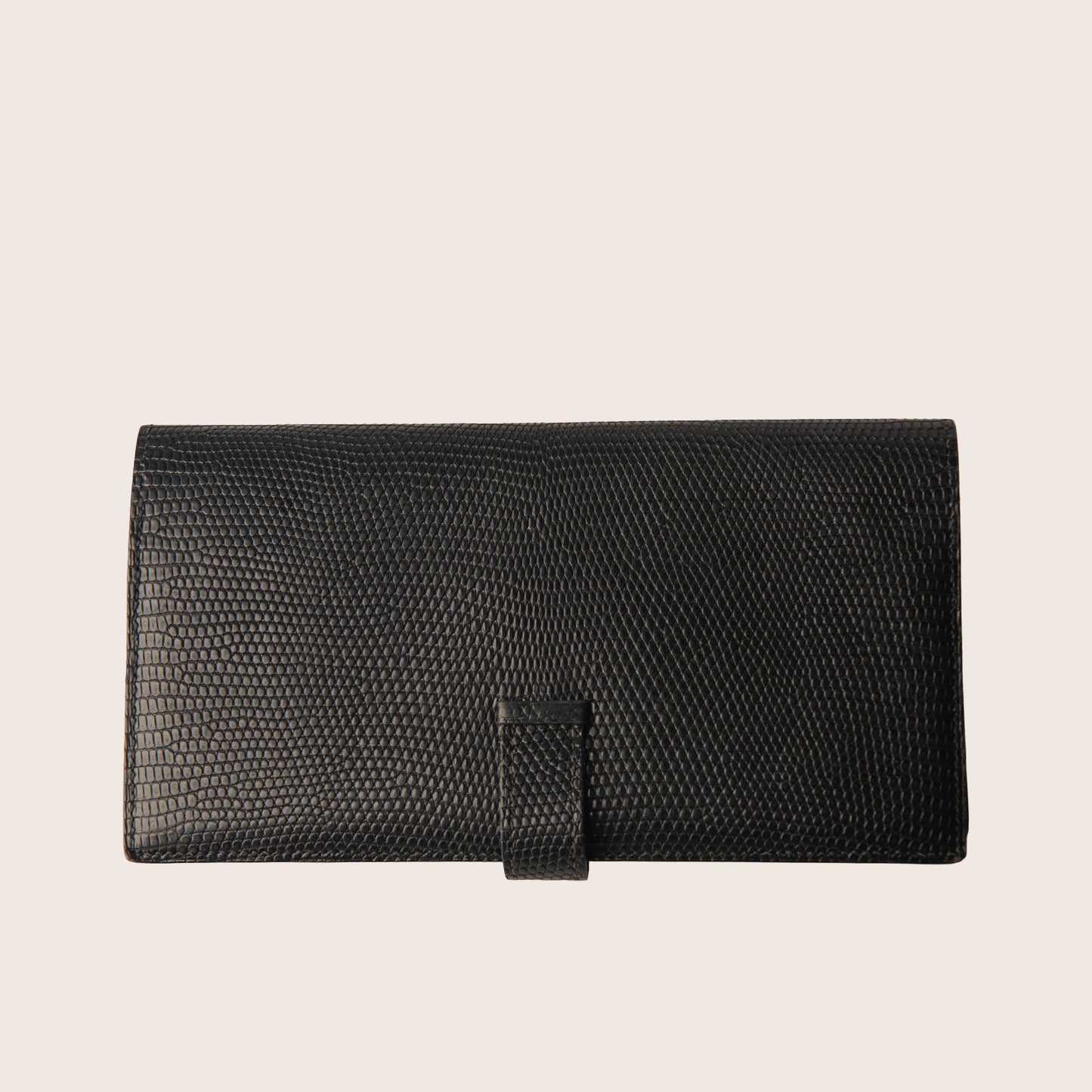 Hermès Black Epsom Constance Long Wallet