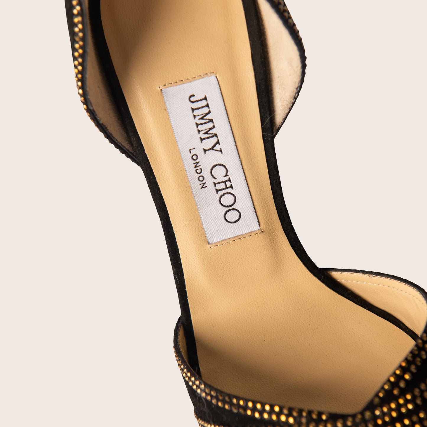 Jimmy Choo Black Suede Kalpa Ankle Strap Sandals