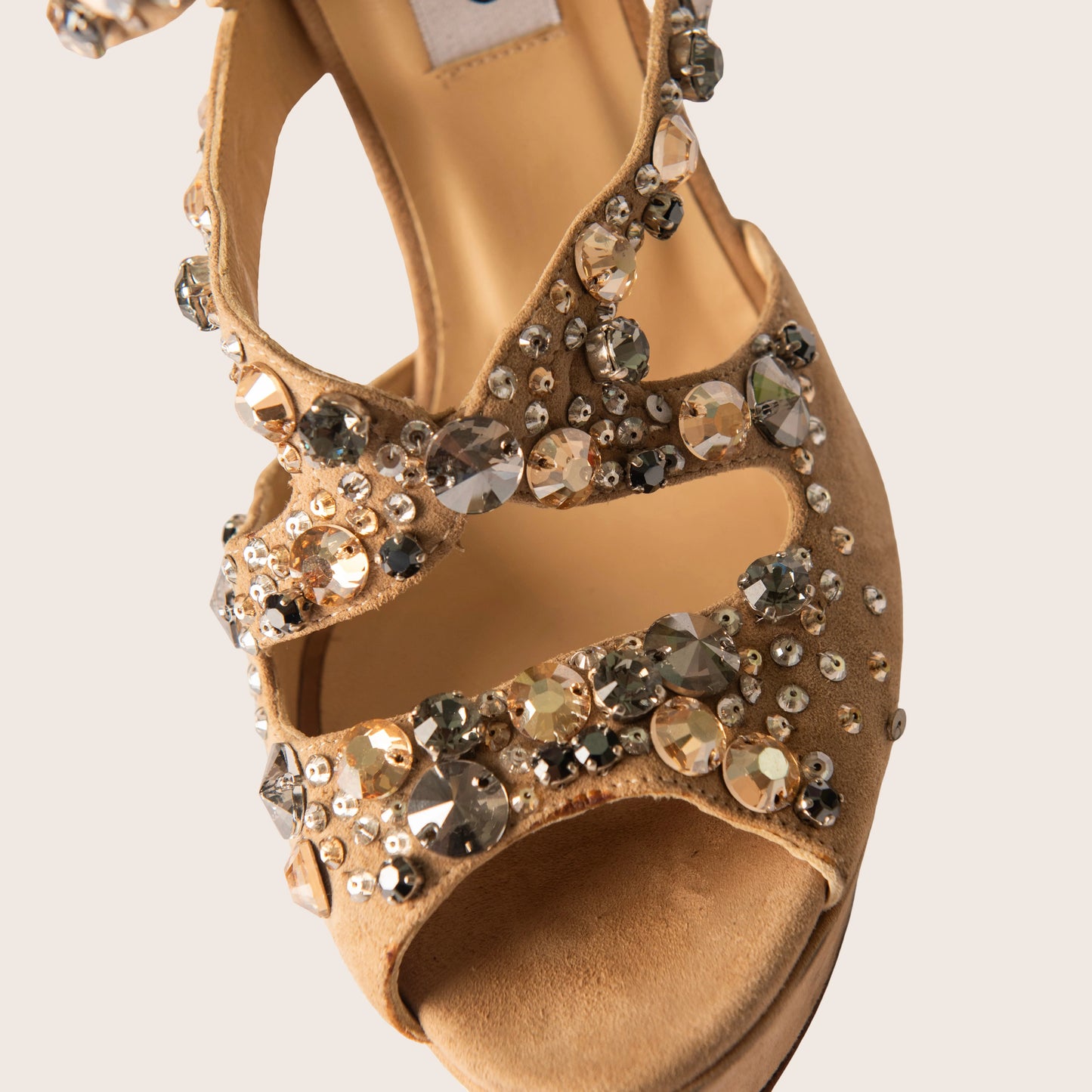 Jimmy Choo Zafira Crystal Glitter Sandals