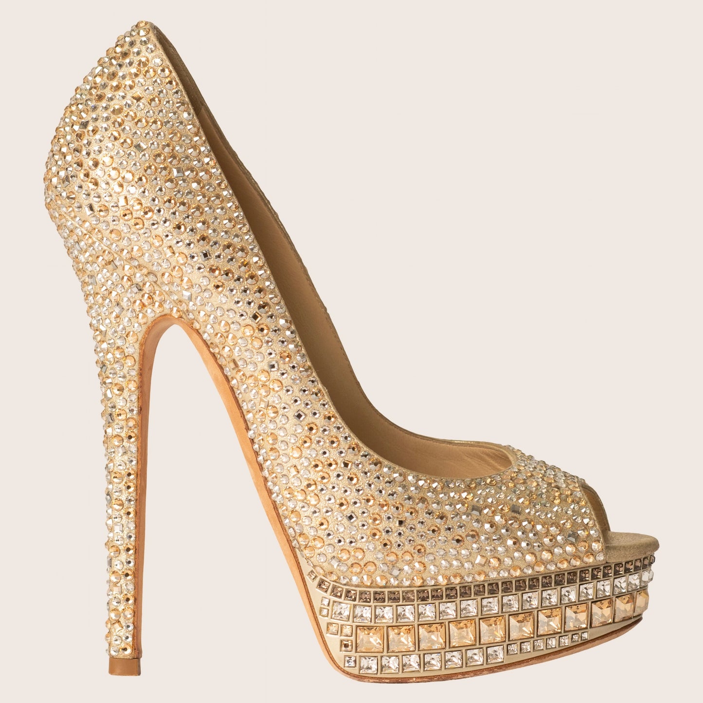 Jimmy Choo "Kendall" Swarovski Crystal Stilettos