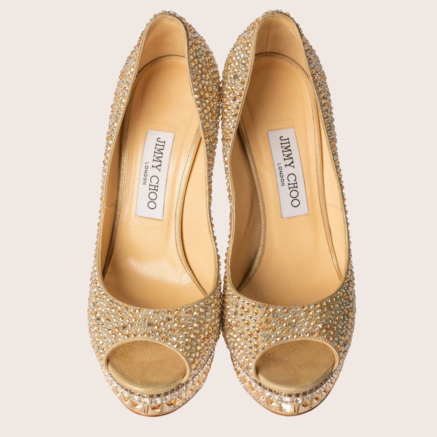 Jimmy Choo "Kendall" Swarovski Crystal Stilettos