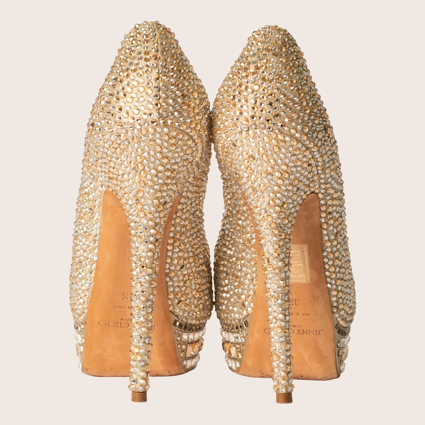 Jimmy Choo "Kendall" Swarovski Crystal Stilettos