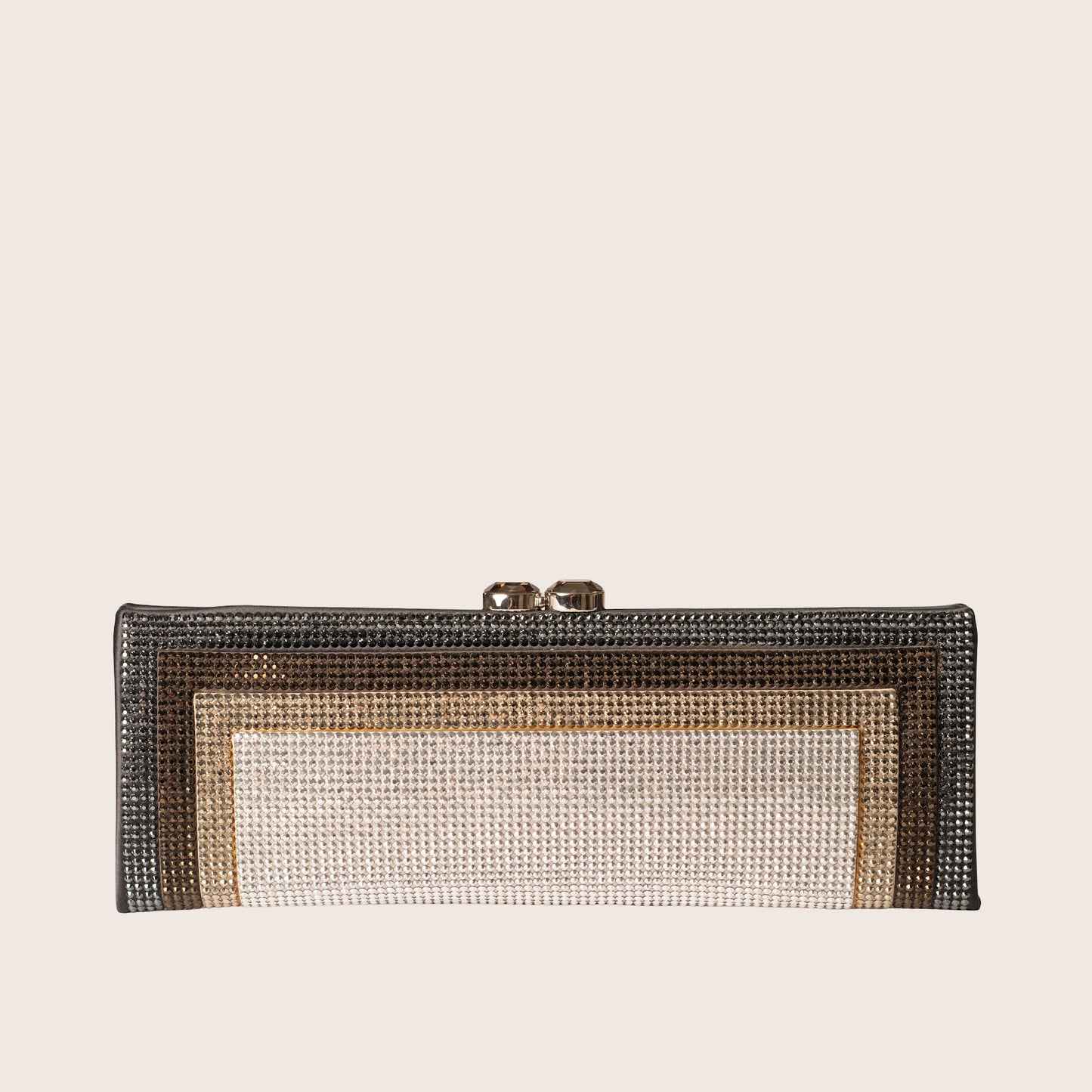 Judith Leiber ‘Emmeline’ Ombre Crystal Box Clutch