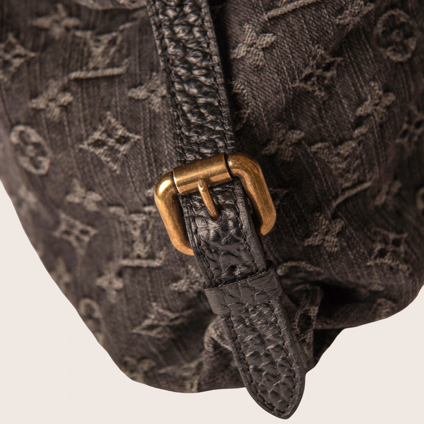 Louis Vuitton Black Monogram Denim Neo Cabby MM