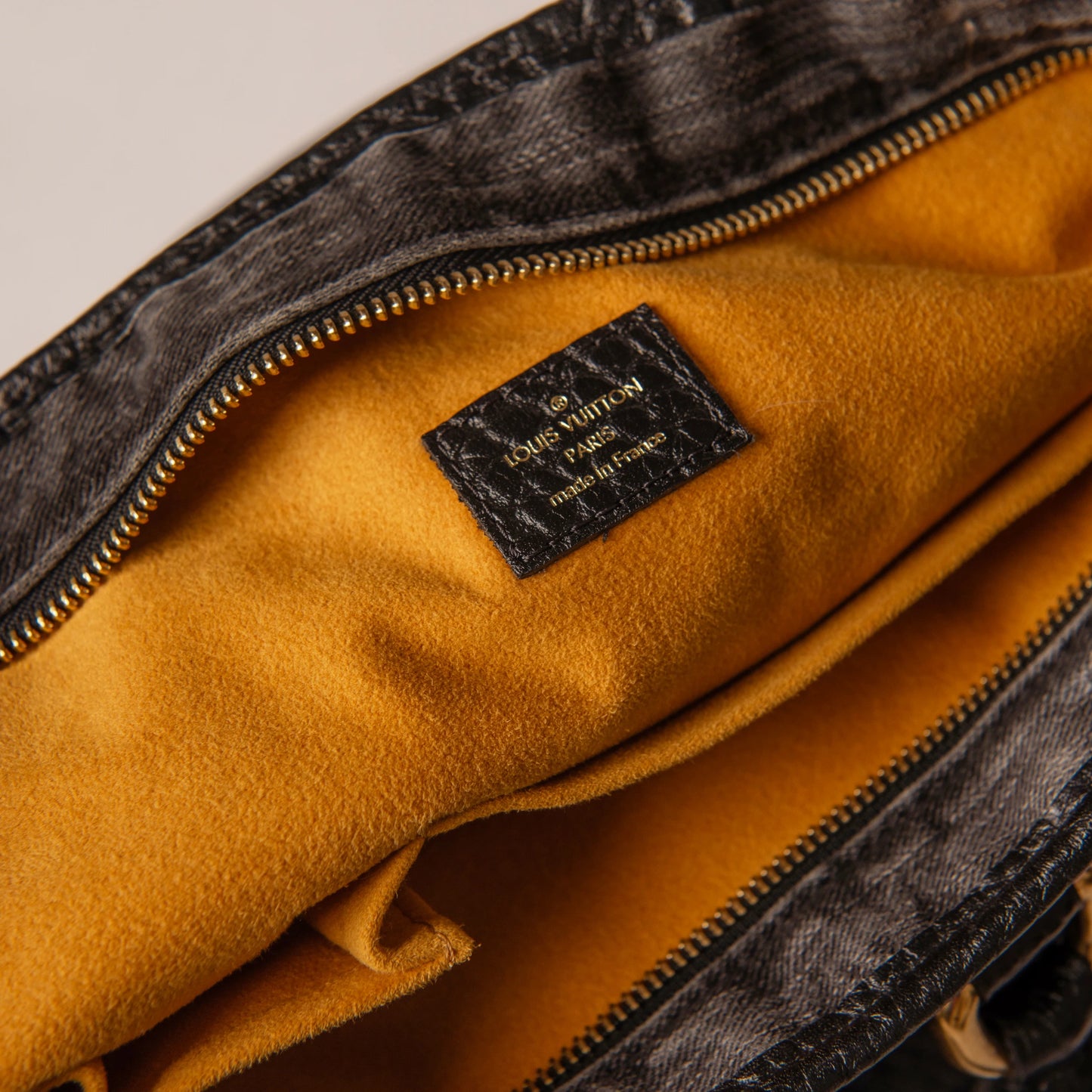 Louis Vuitton Black Monogram Denim Neo Cabby MM