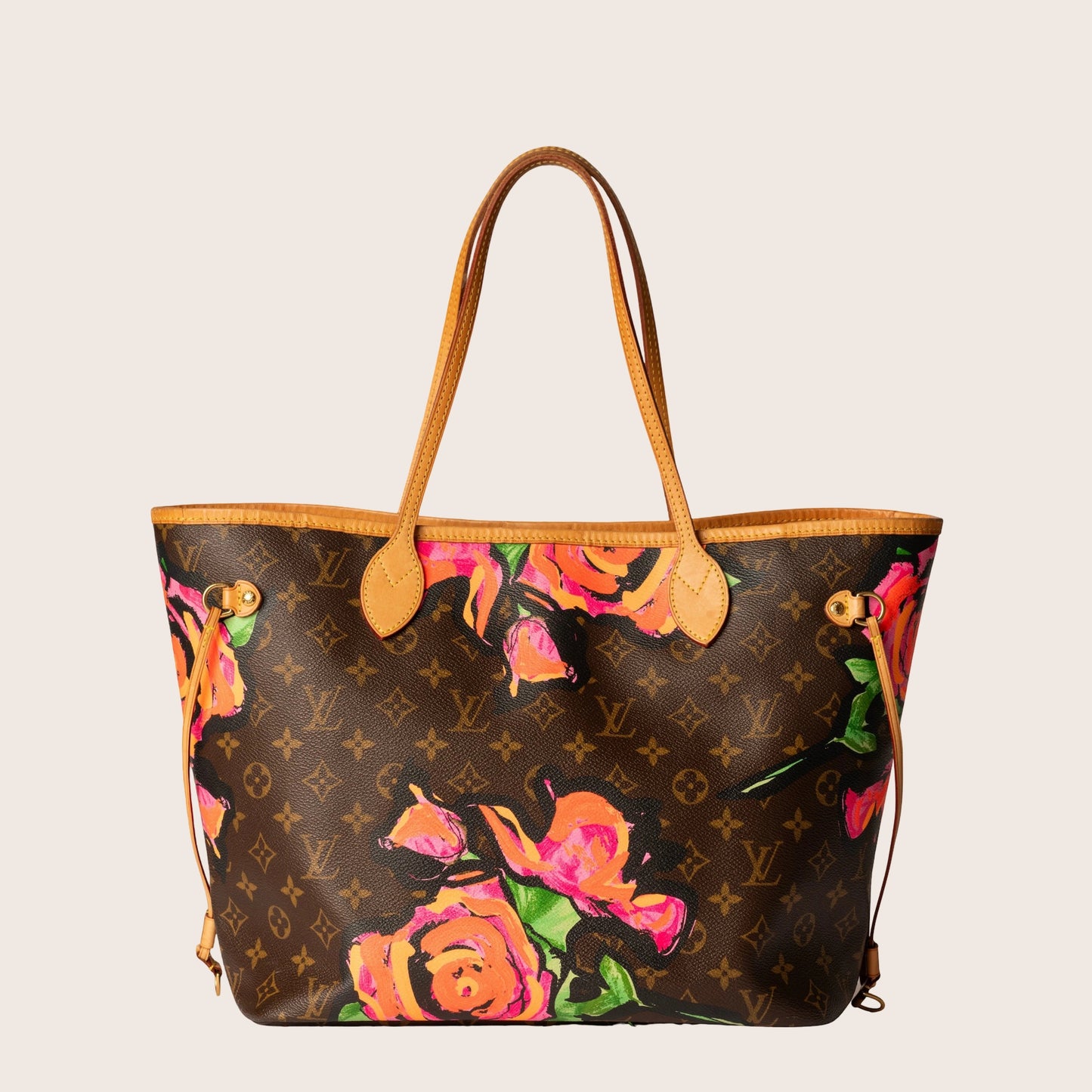 Louis Vuitton Stephen Sprouse 2009 Neverfull MM Bag - Brown