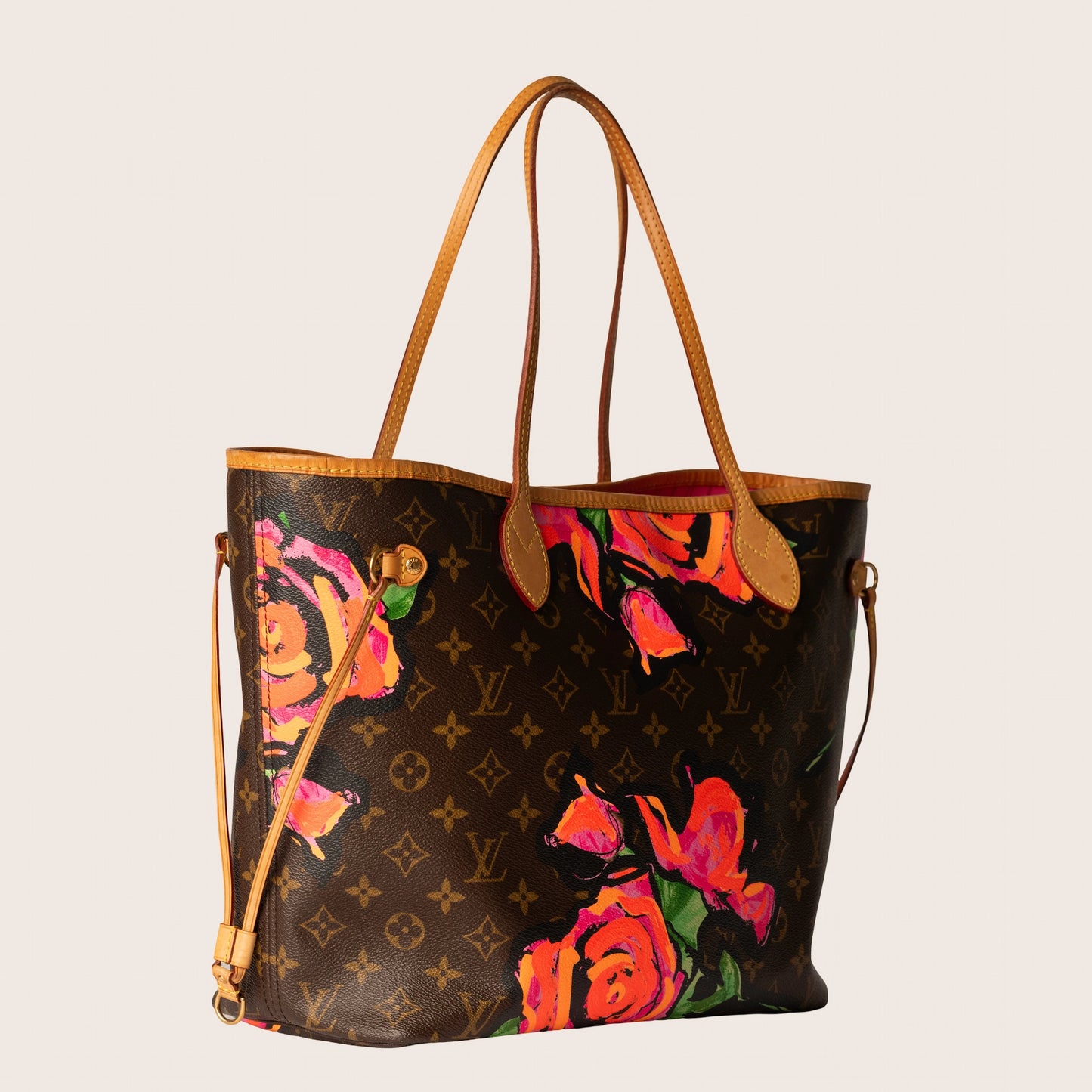 Louis Vuitton Stephen Sprouse 2009 Neverfull MM Bag - Brown