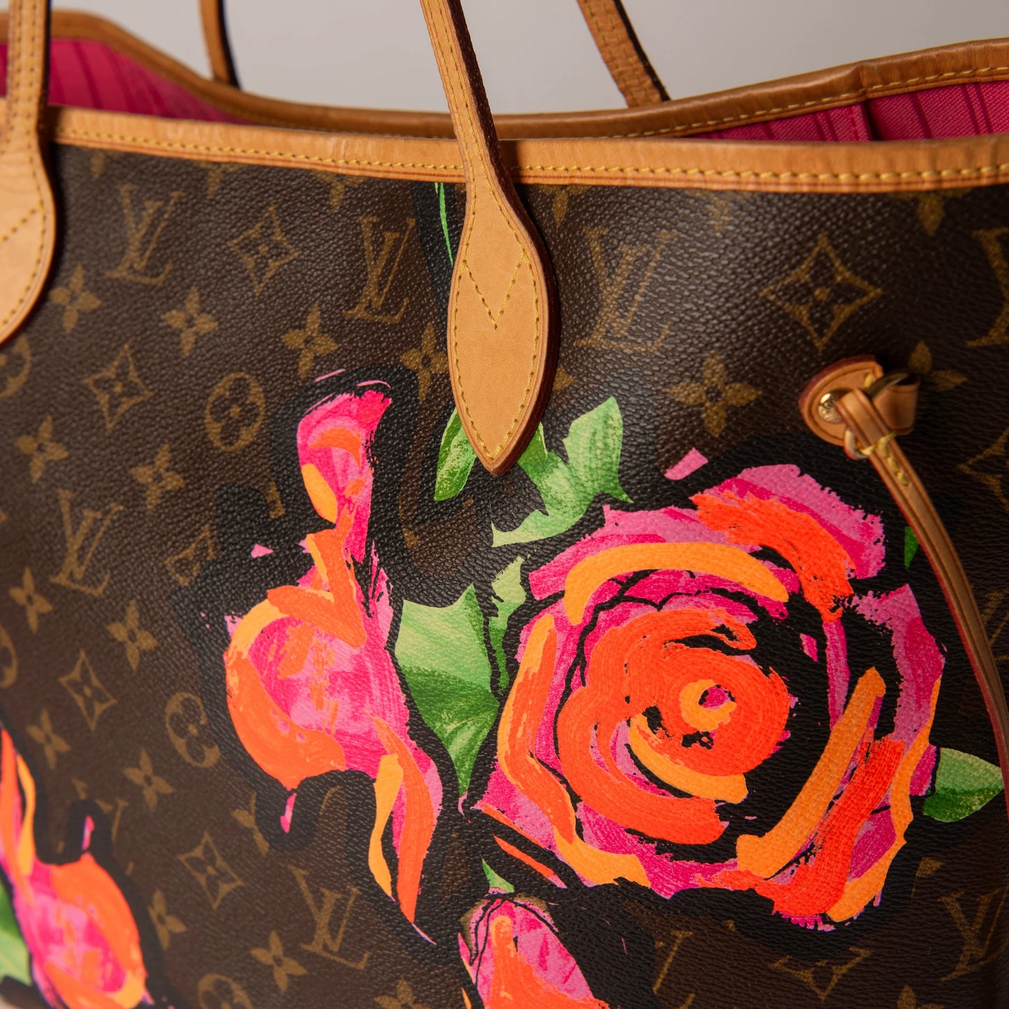 Louis Vuitton Stephen Sprouse 2009 Neverfull MM Bag - Brown