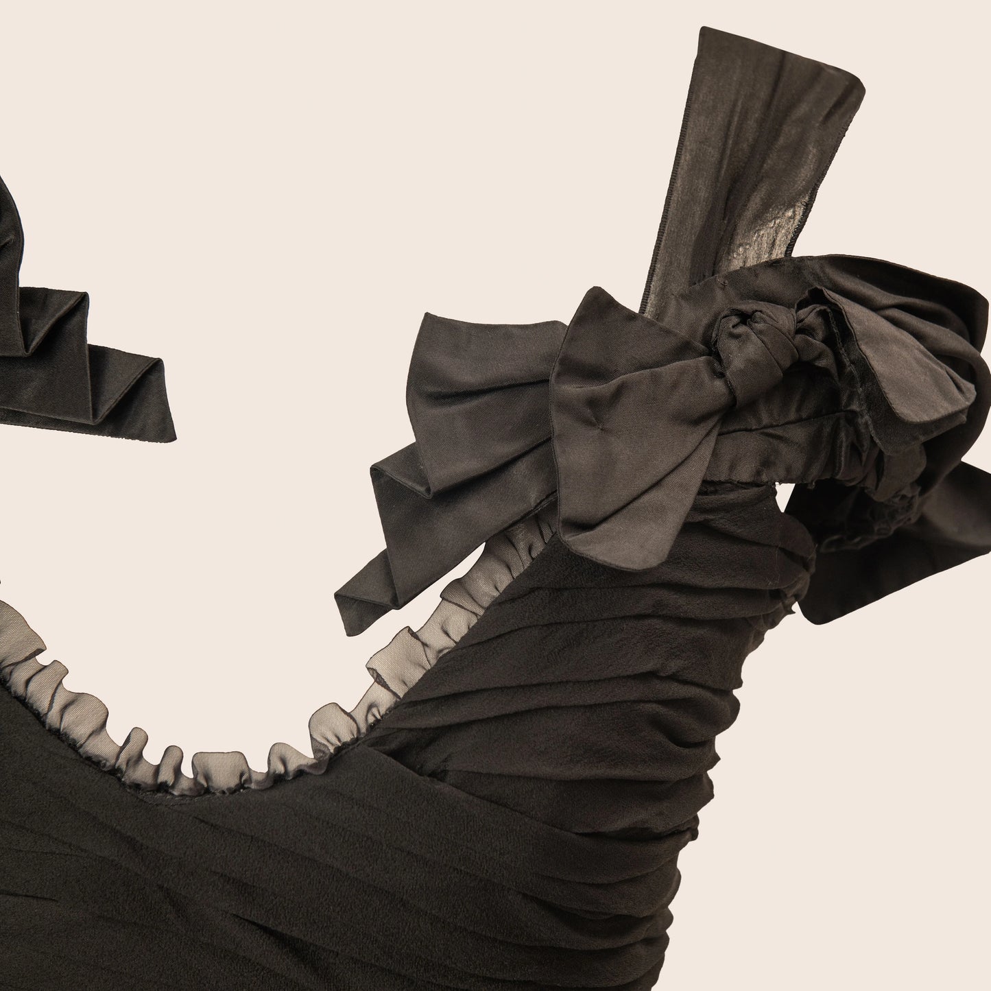 Louis Vuitton Black Bow Detail Dress