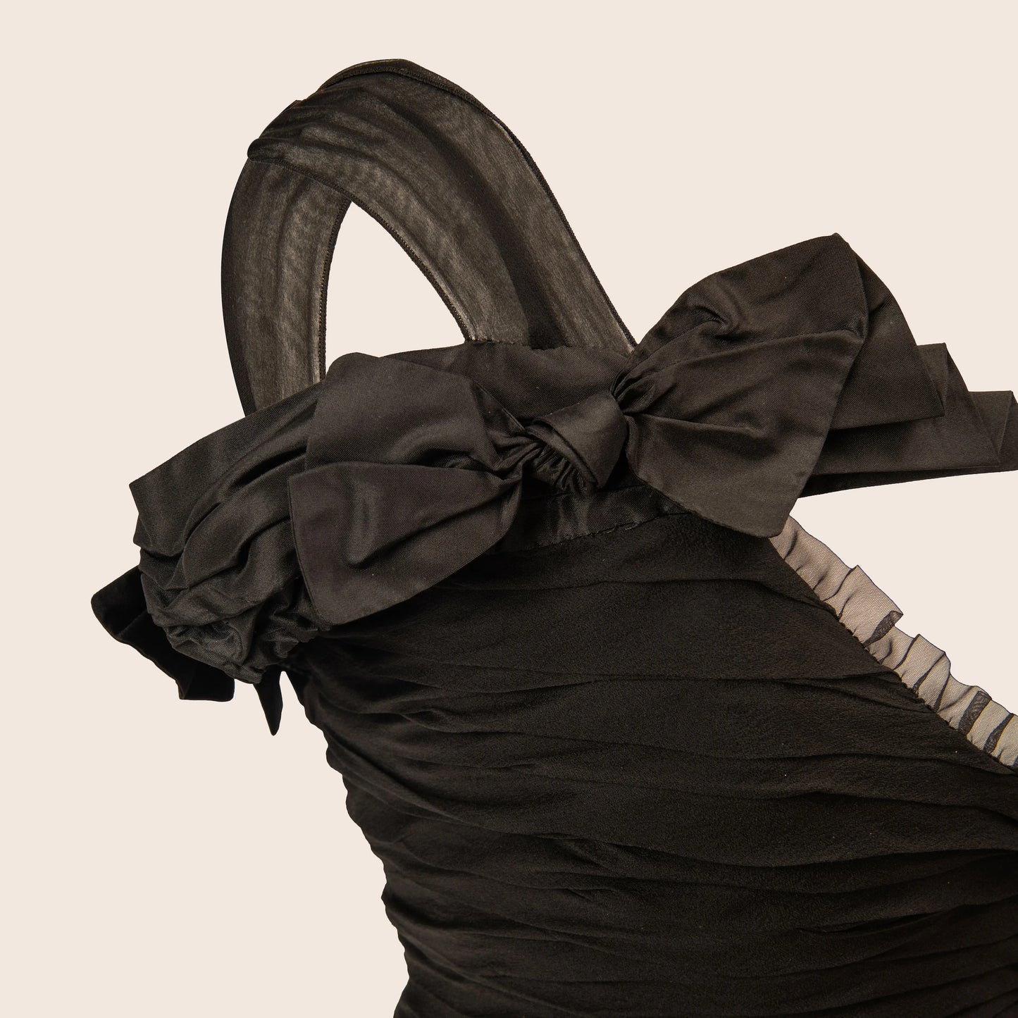 Louis Vuitton Black Bow Detail Dress
