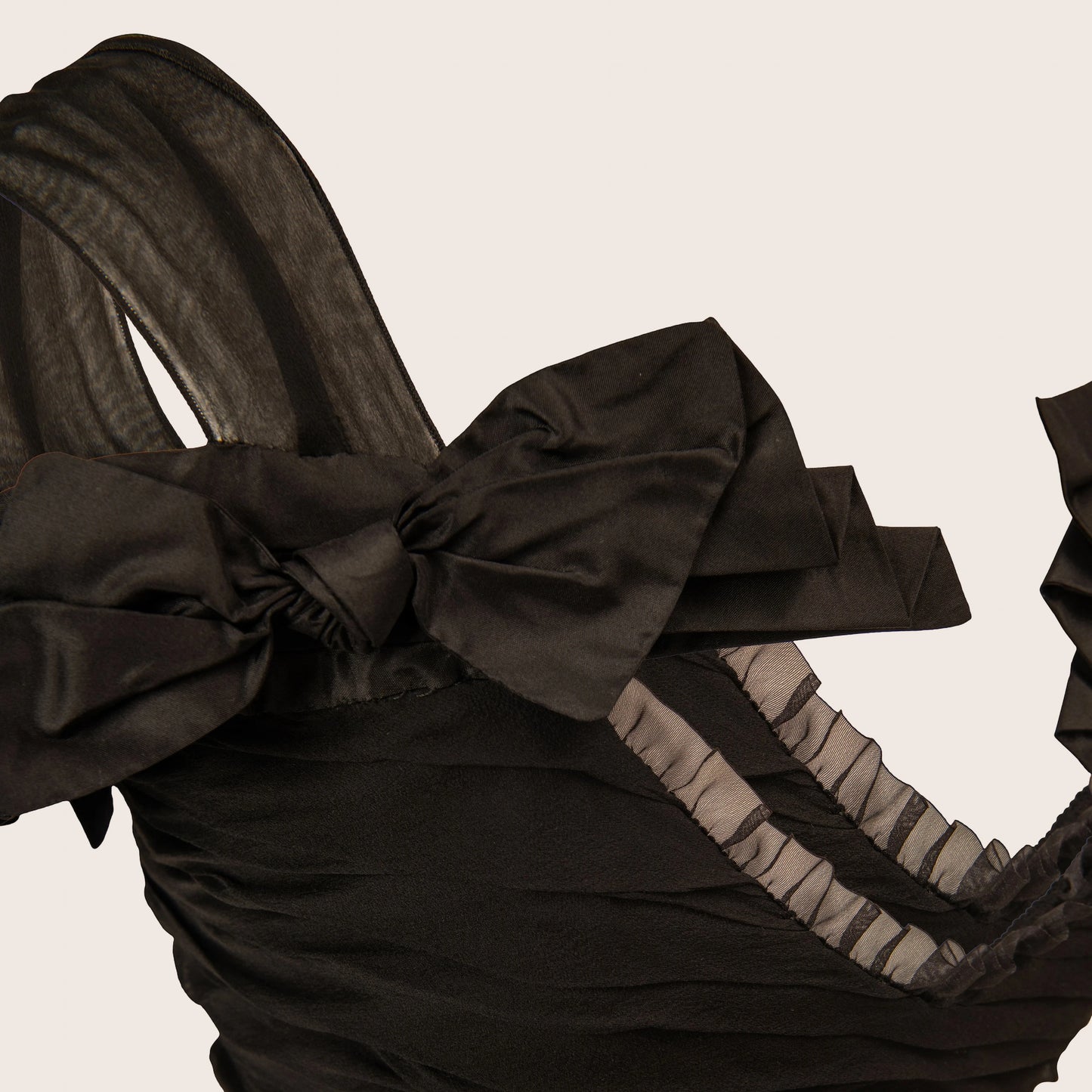 Louis Vuitton Black Bow Detail Dress