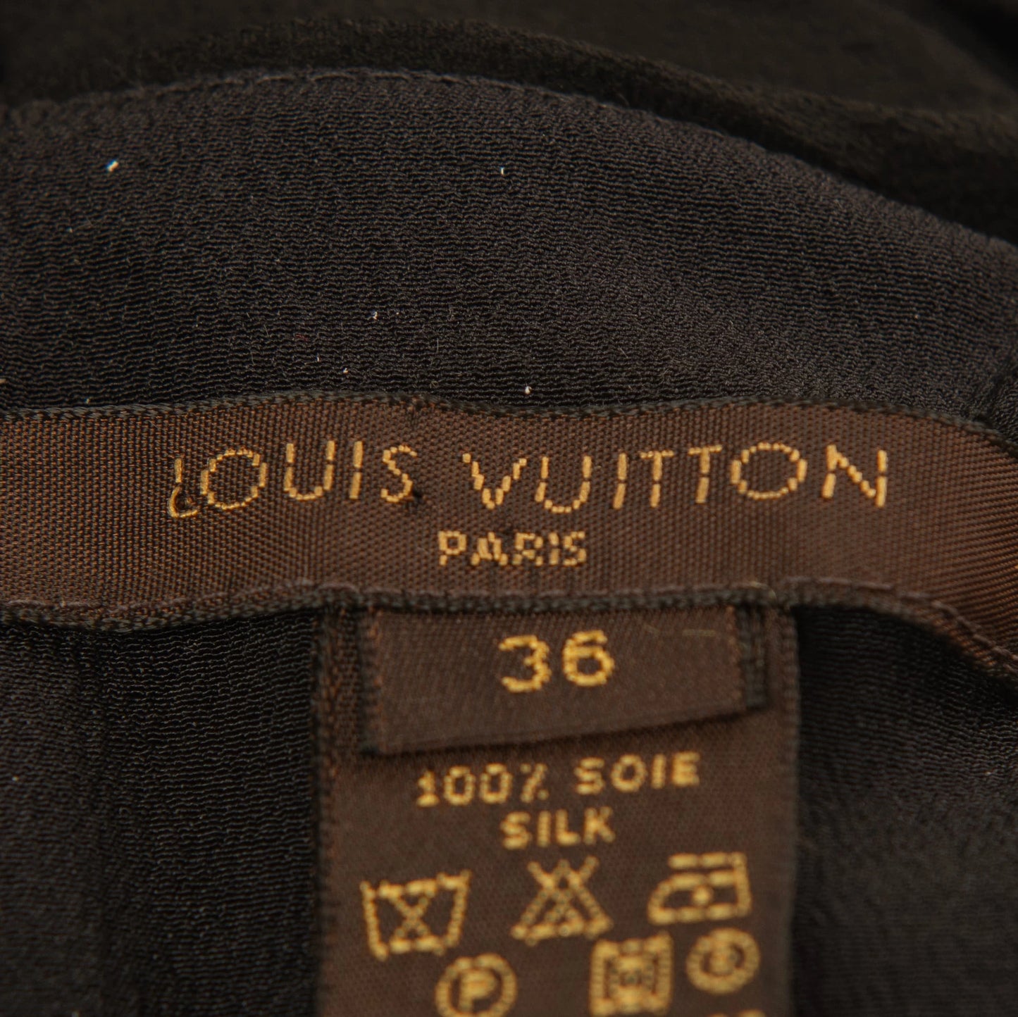 Louis Vuitton Black Bow Detail Dress