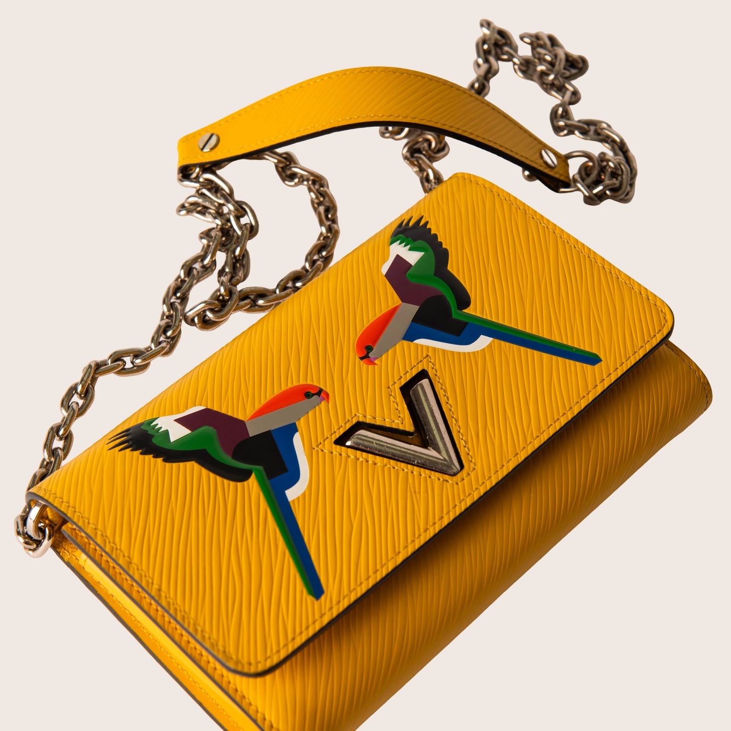 Louis Vuitton Yellow Epi Leather Parrot Bag