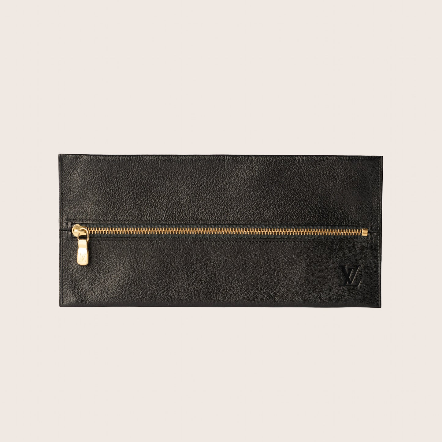 Louis Vuitton Leather Wallet Black