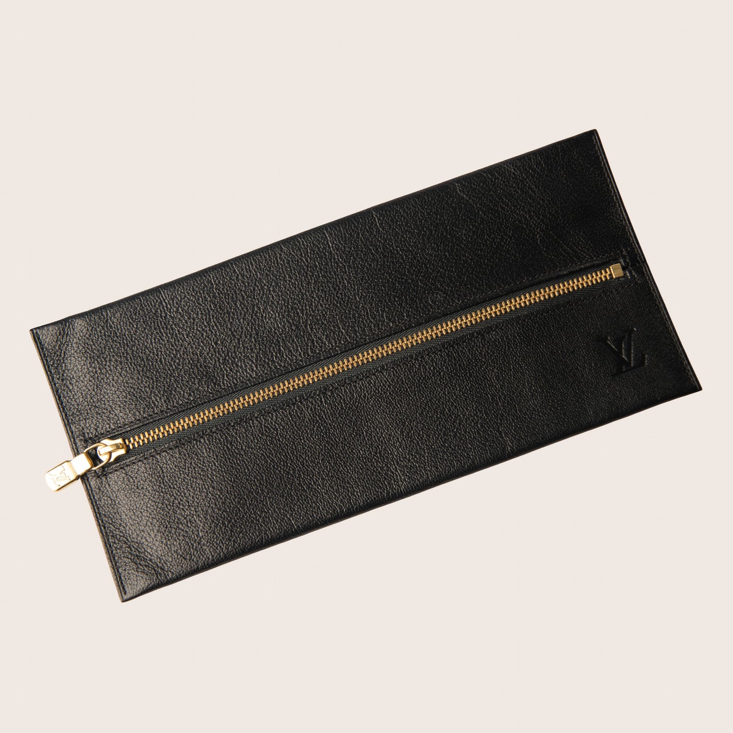 Louis Vuitton Leather Wallet Black