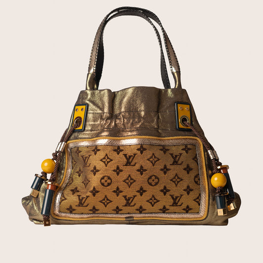 Louis Vuitton Limited Edition Gold Monogram Lurex Sunbird Bag