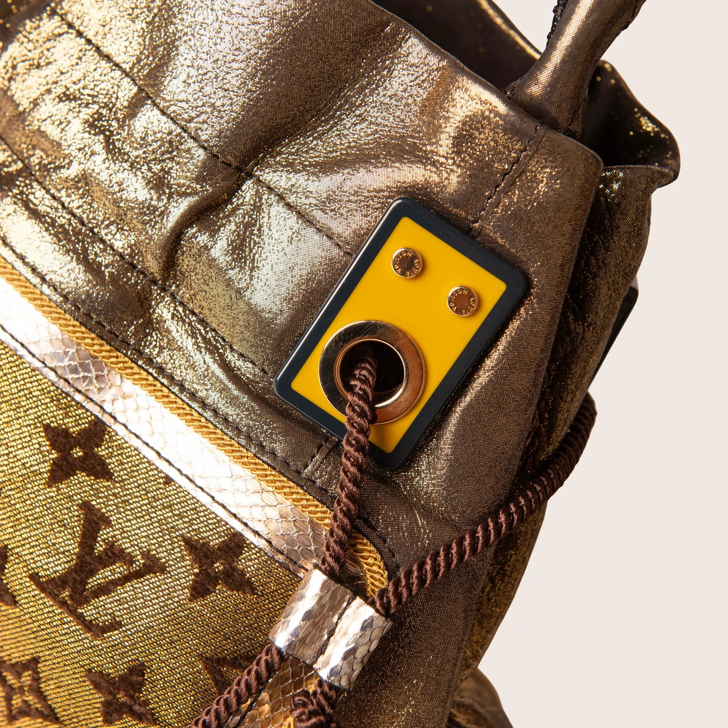 Louis Vuitton Limited Edition Gold Monogram Lurex Sunbird Bag