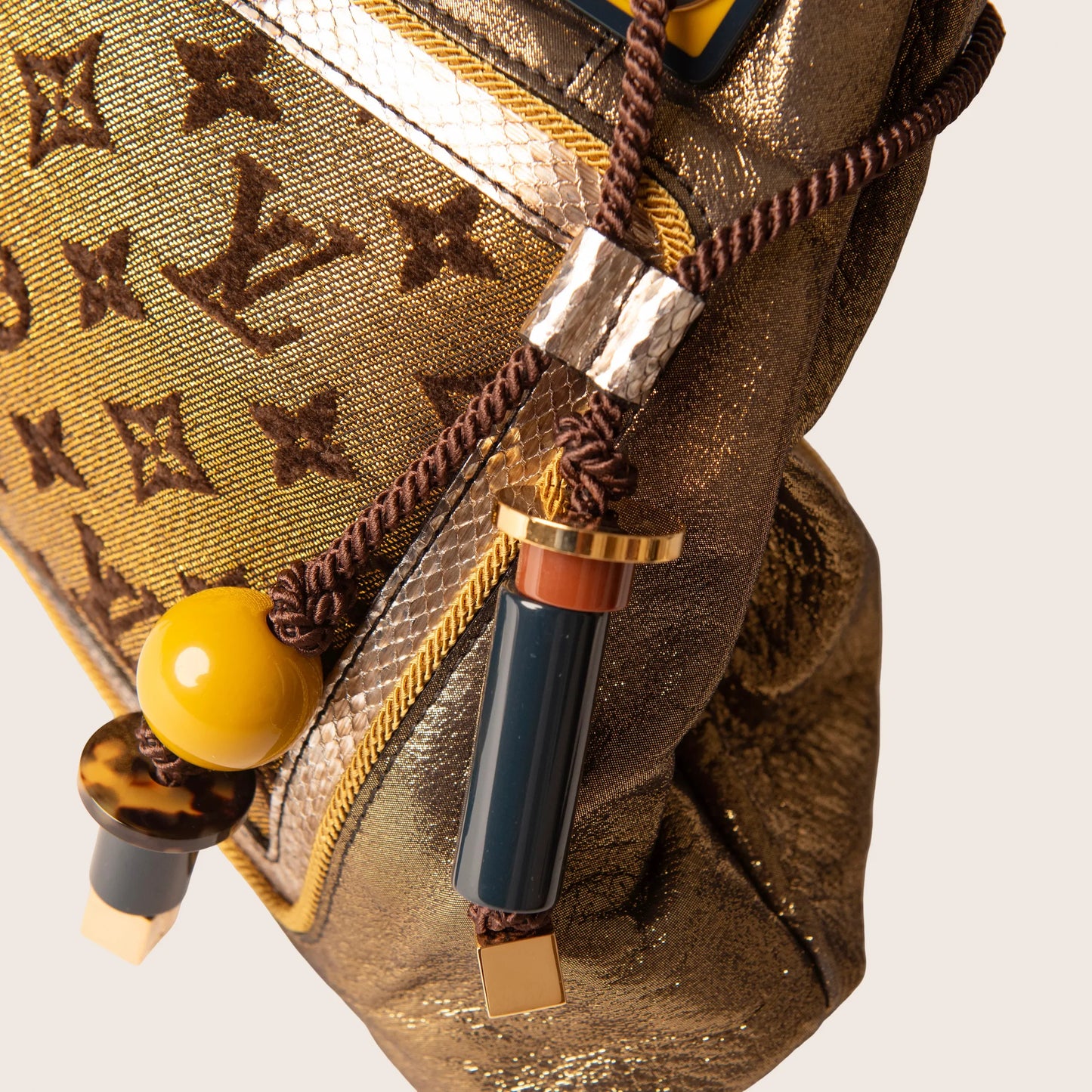 Louis Vuitton Limited Edition Gold Monogram Lurex Sunbird Bag