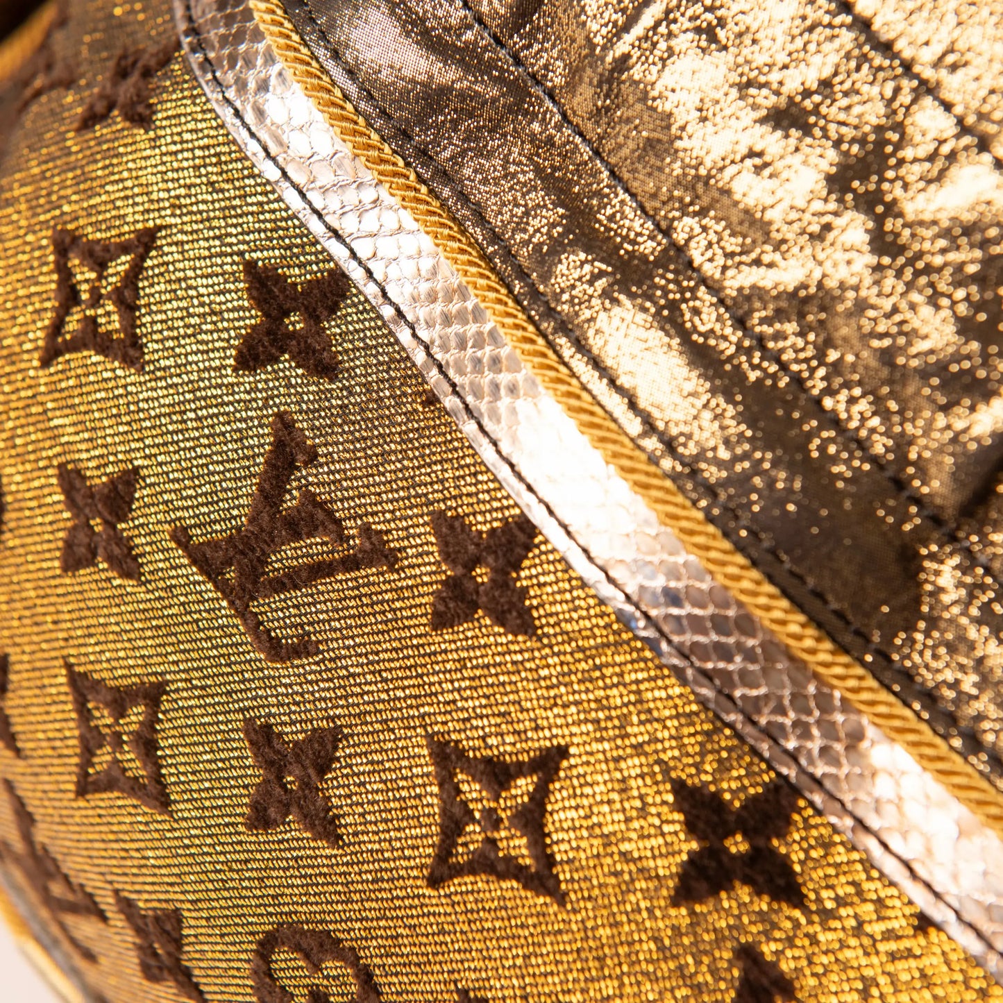 Louis Vuitton Limited Edition Gold Monogram Lurex Sunbird Bag