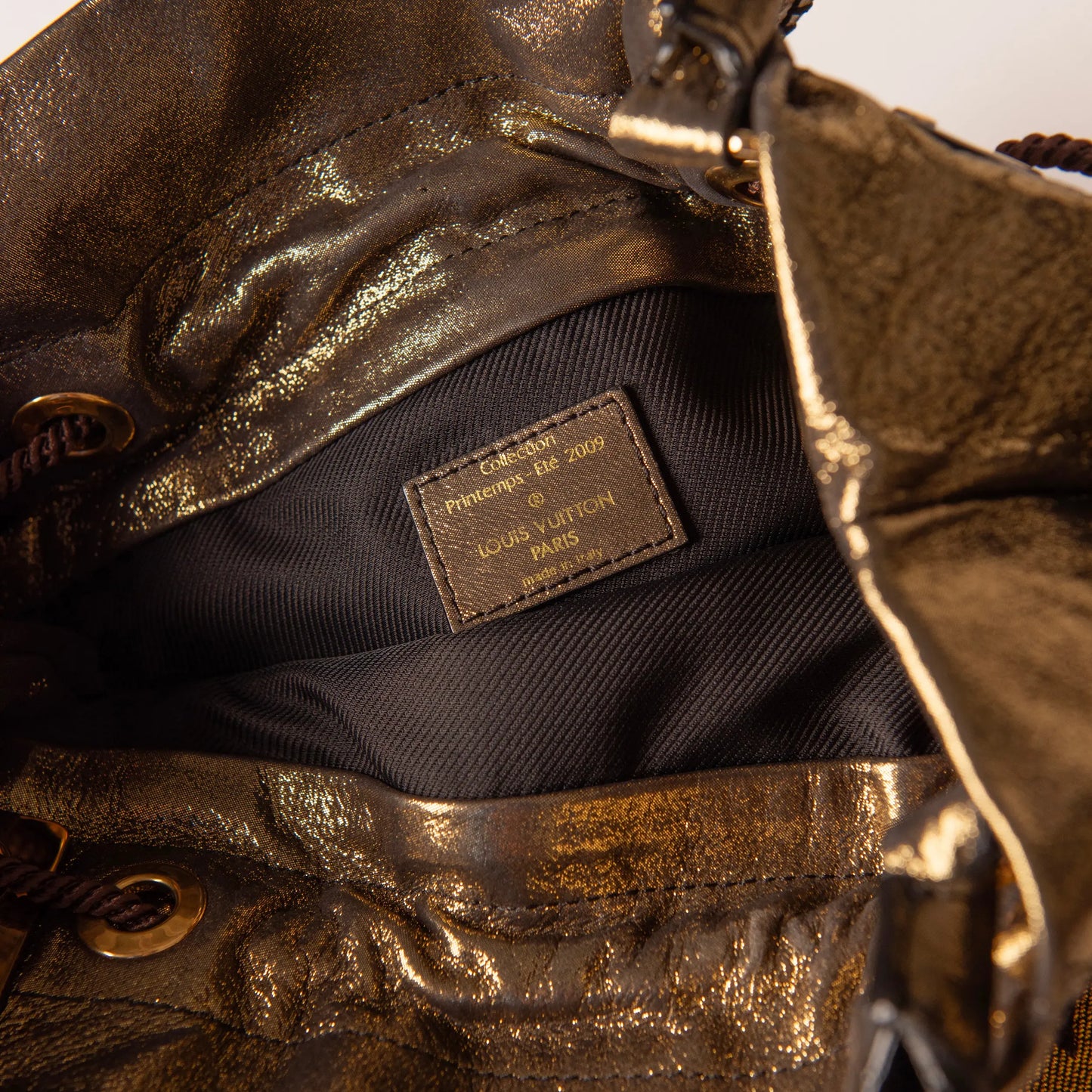 Louis Vuitton Limited Edition Gold Monogram Lurex Sunbird Bag