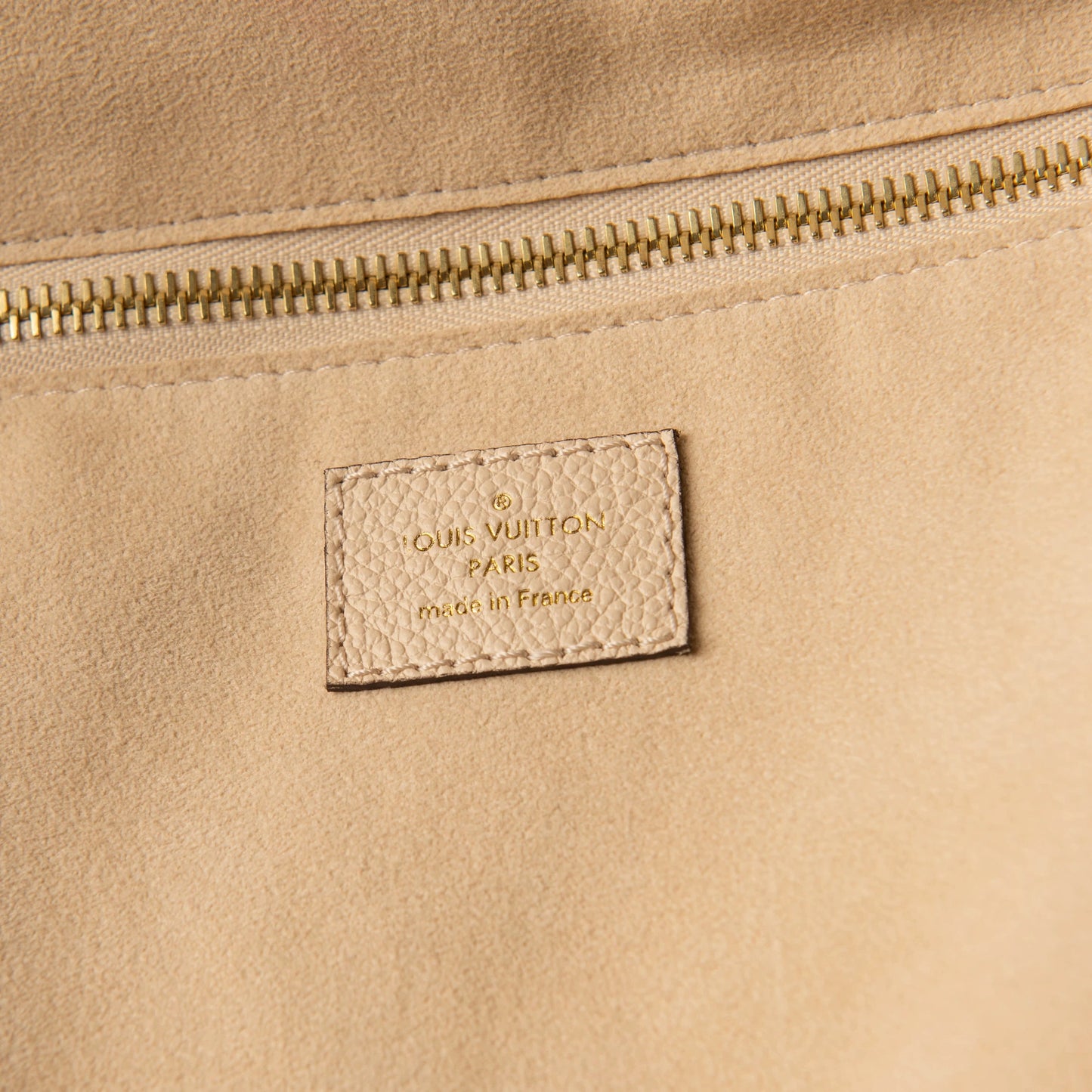 Louis Vuitton Tourterelle Monogram Empreinte Neverfull MM NM Bag