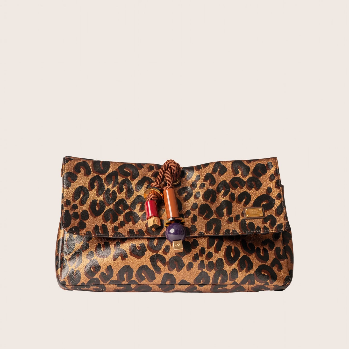 Louis Vuitton Leopard Nocturne African Queen Clutch