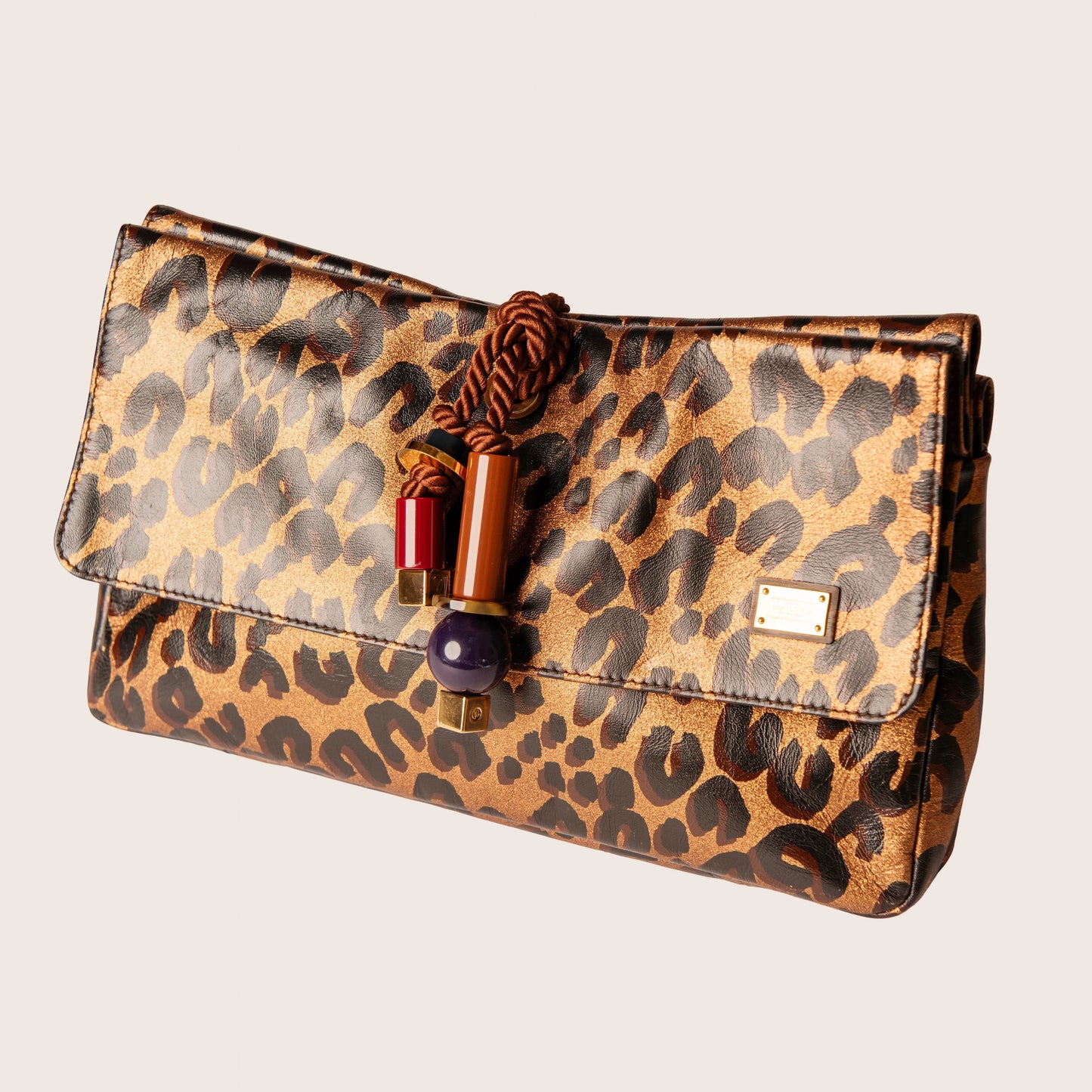 Louis Vuitton Leopard Nocturne African Queen Clutch