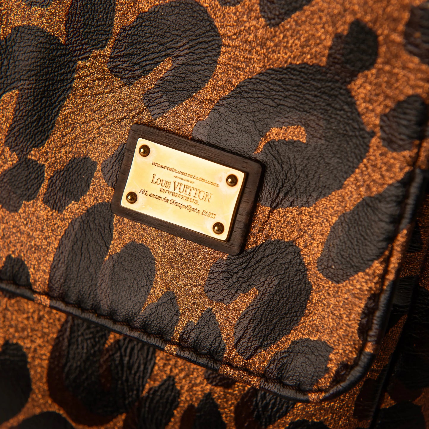 Louis Vuitton Leopard Nocturne African Queen Clutch