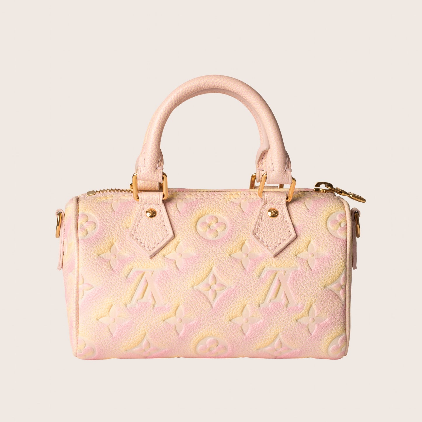 Louis Vuitton LV Nano Speedy Stardust Pink Leather
