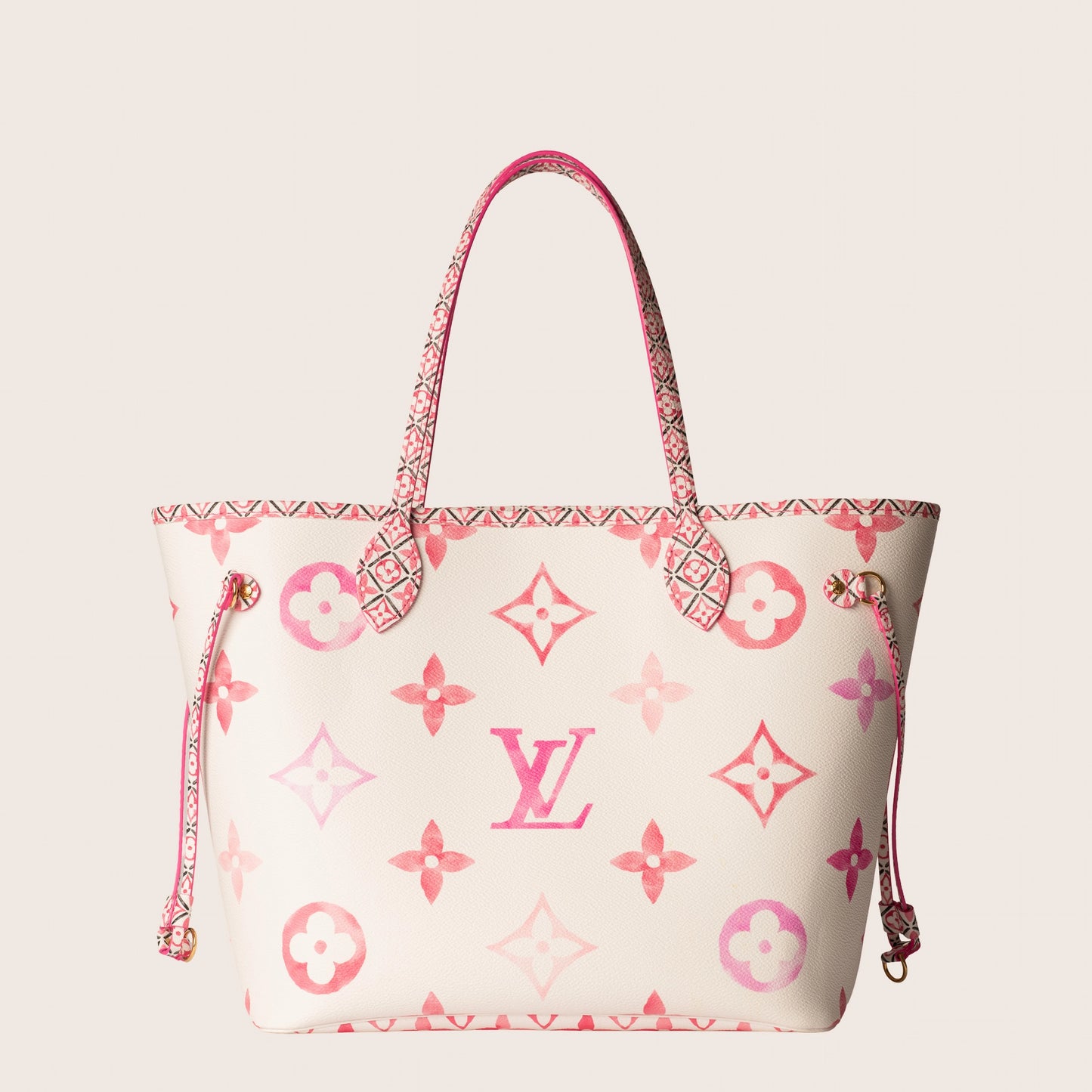 Louis Vuitton By the Pool Neverfull MM Pink