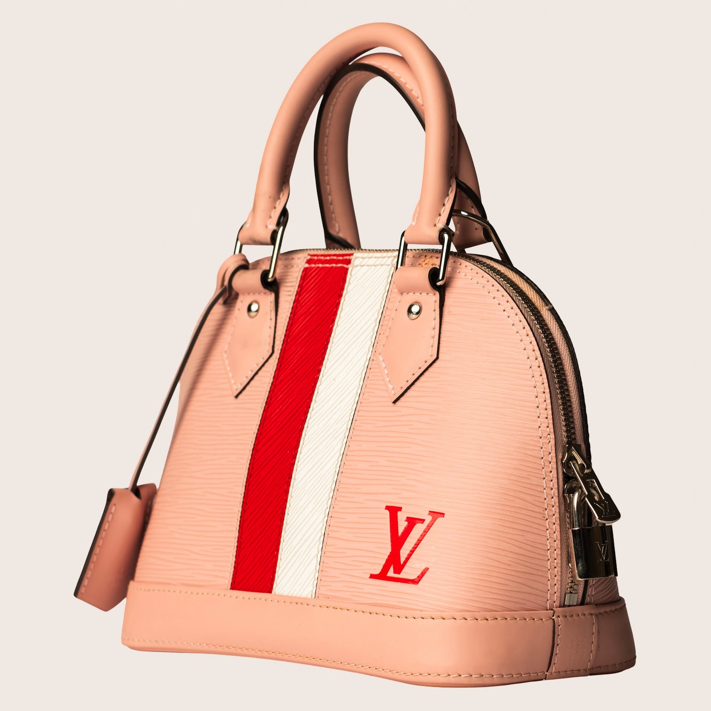 Louis Vuitton Alma BB Leather Handbag