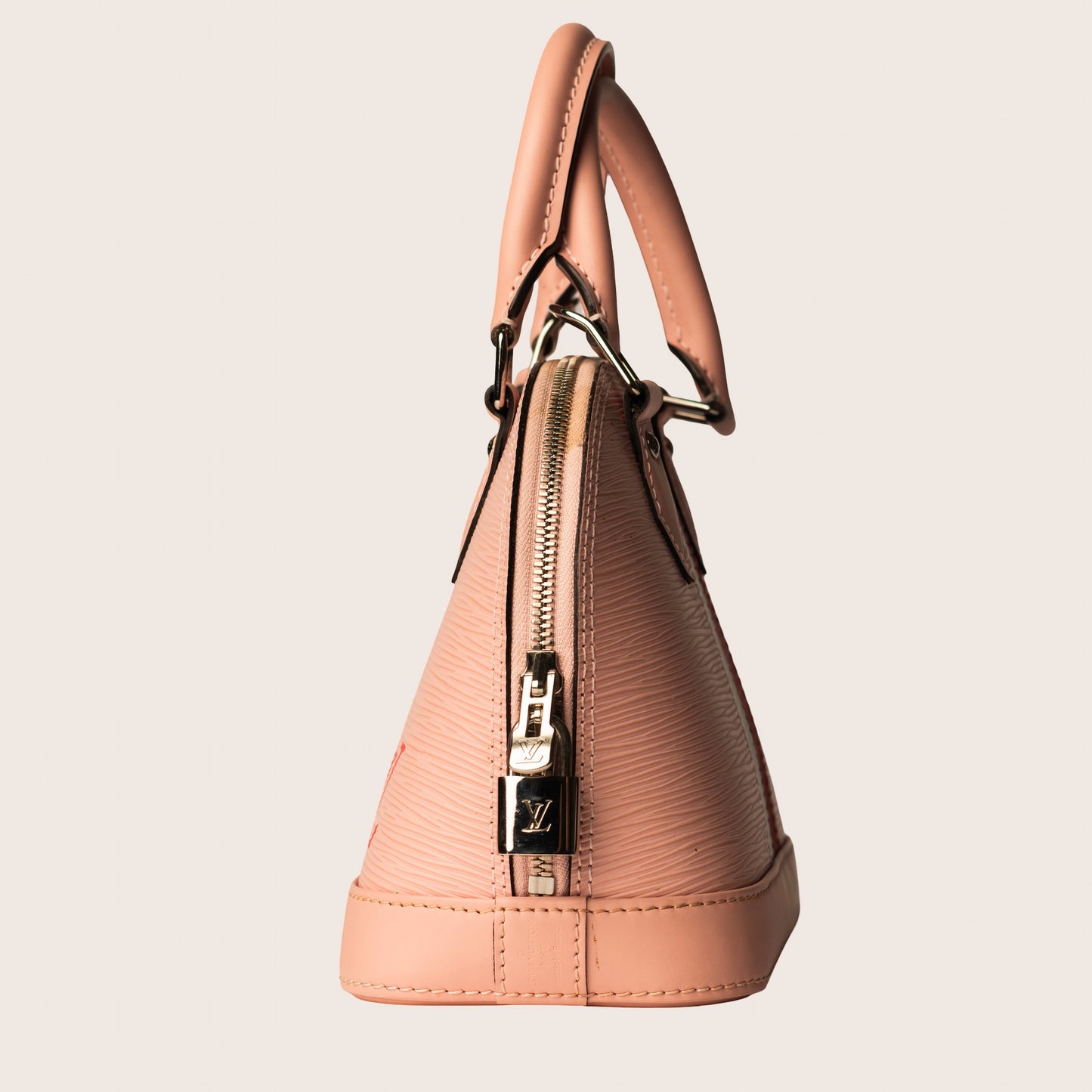 Louis Vuitton Alma BB Leather Handbag