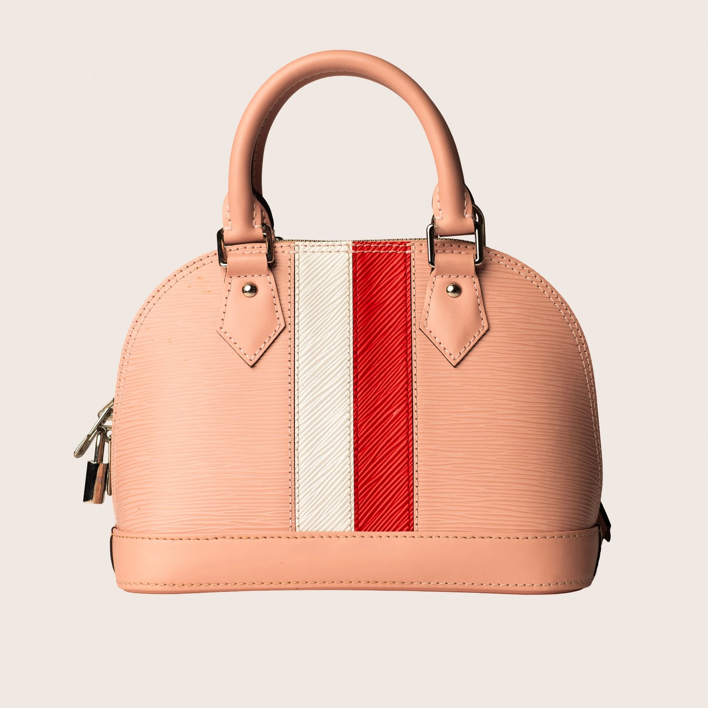 Louis Vuitton Alma BB Leather Handbag
