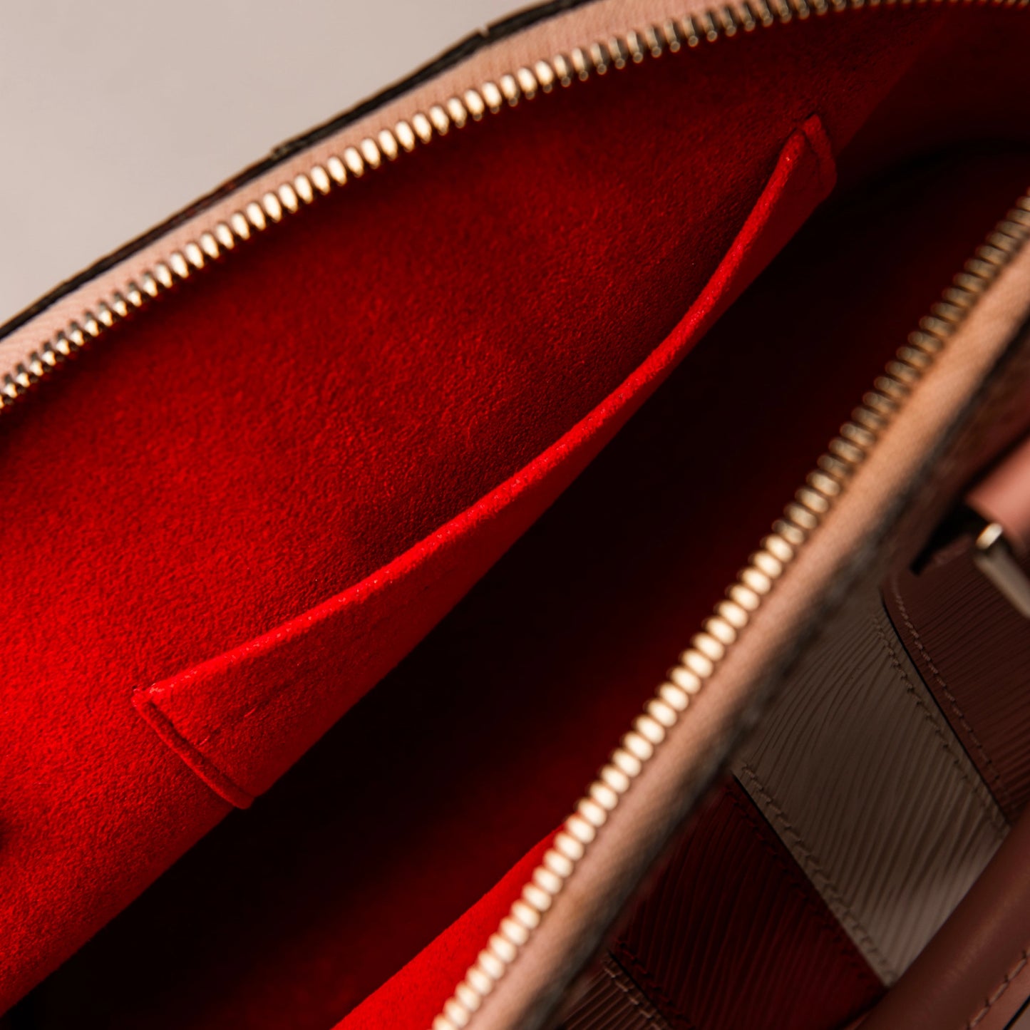 Louis Vuitton Alma BB Leather Handbag